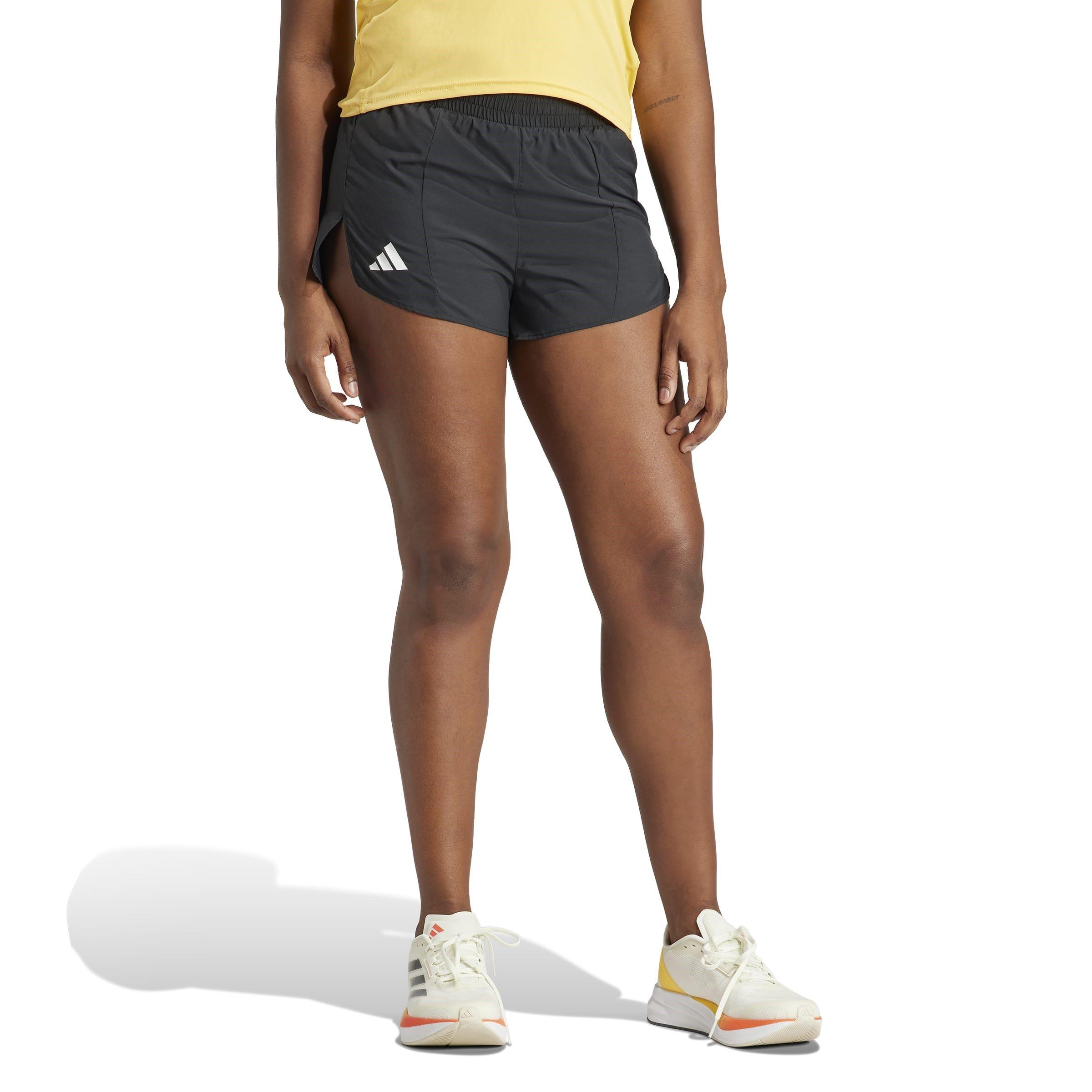Black - adidas - Adizero Essentials Running Short Womens - 2