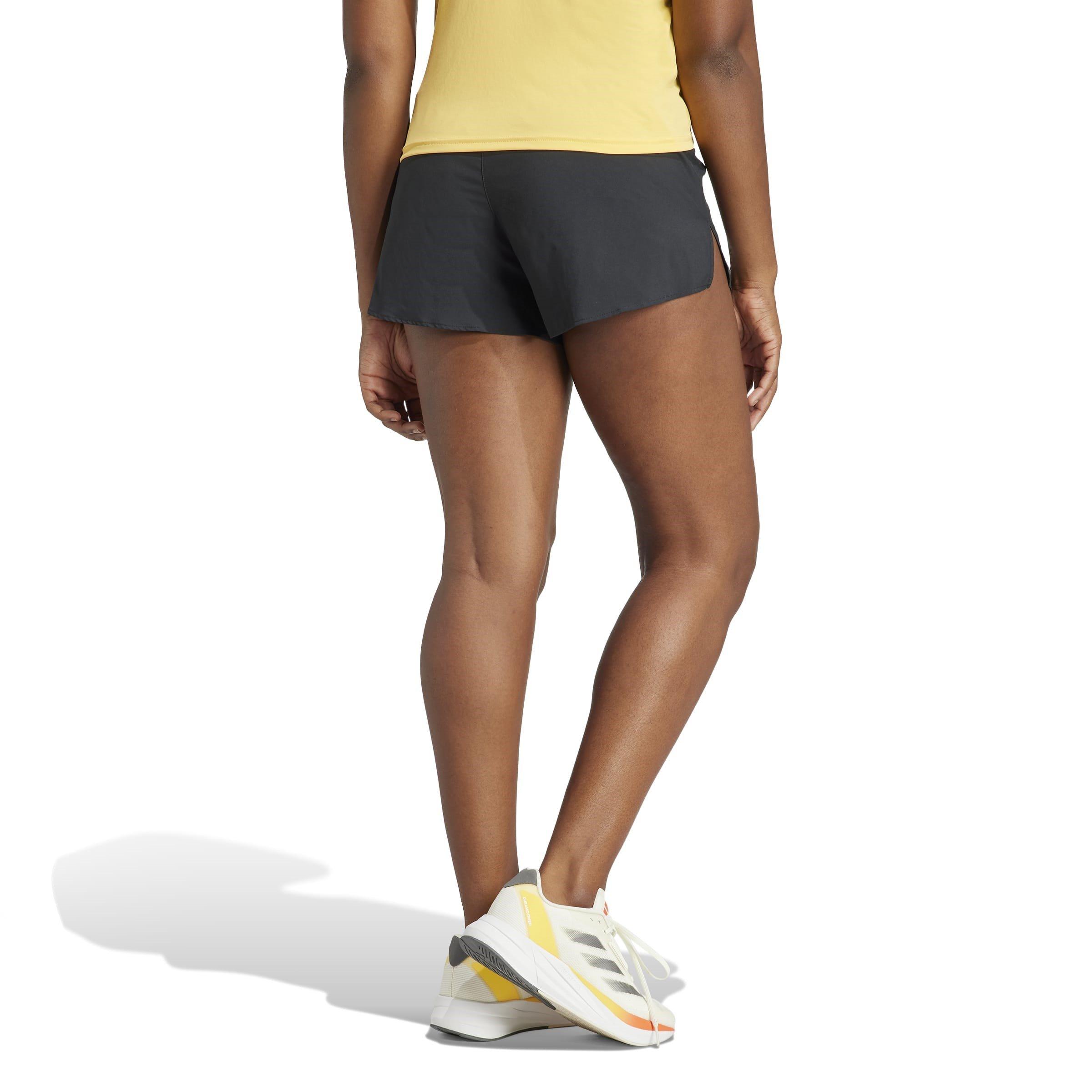 Black - adidas - Adizero Essentials Running Short Womens - 3