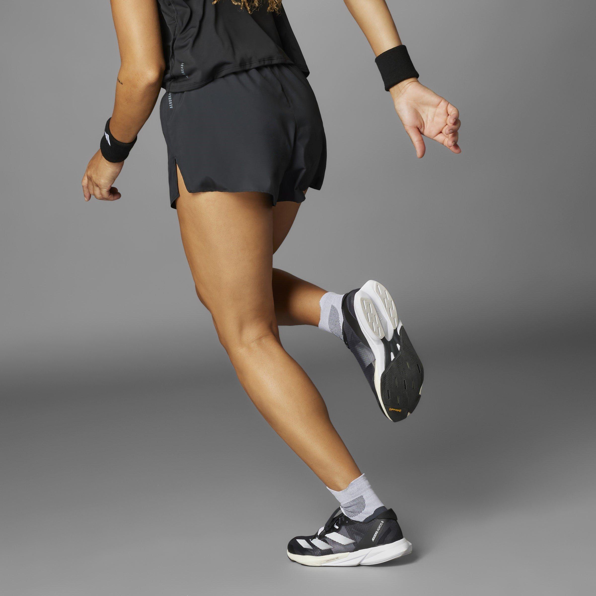 Black - adidas - Adizero Essentials Running Short Womens - 8