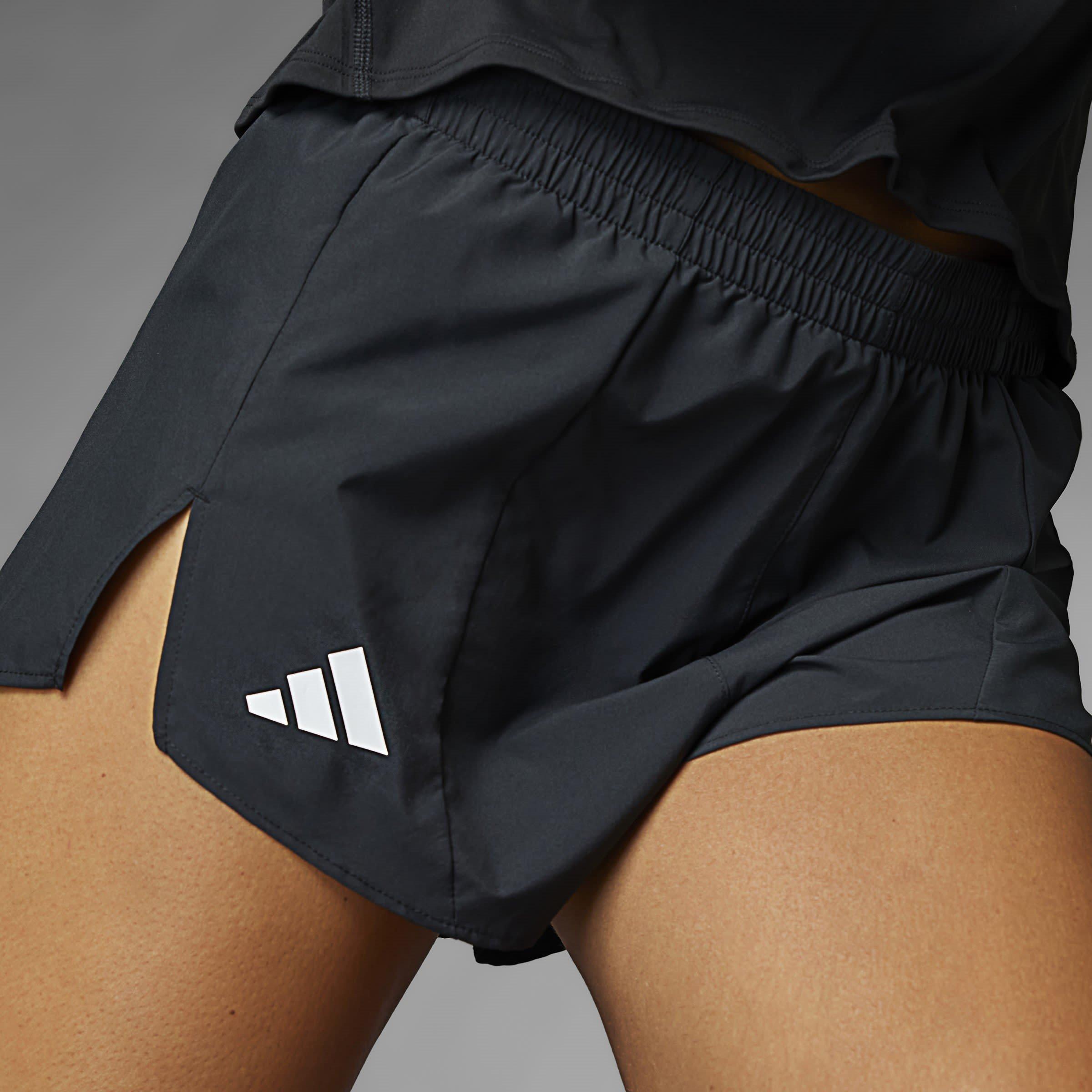 Black - adidas - Adizero Essentials Running Short Womens - 10