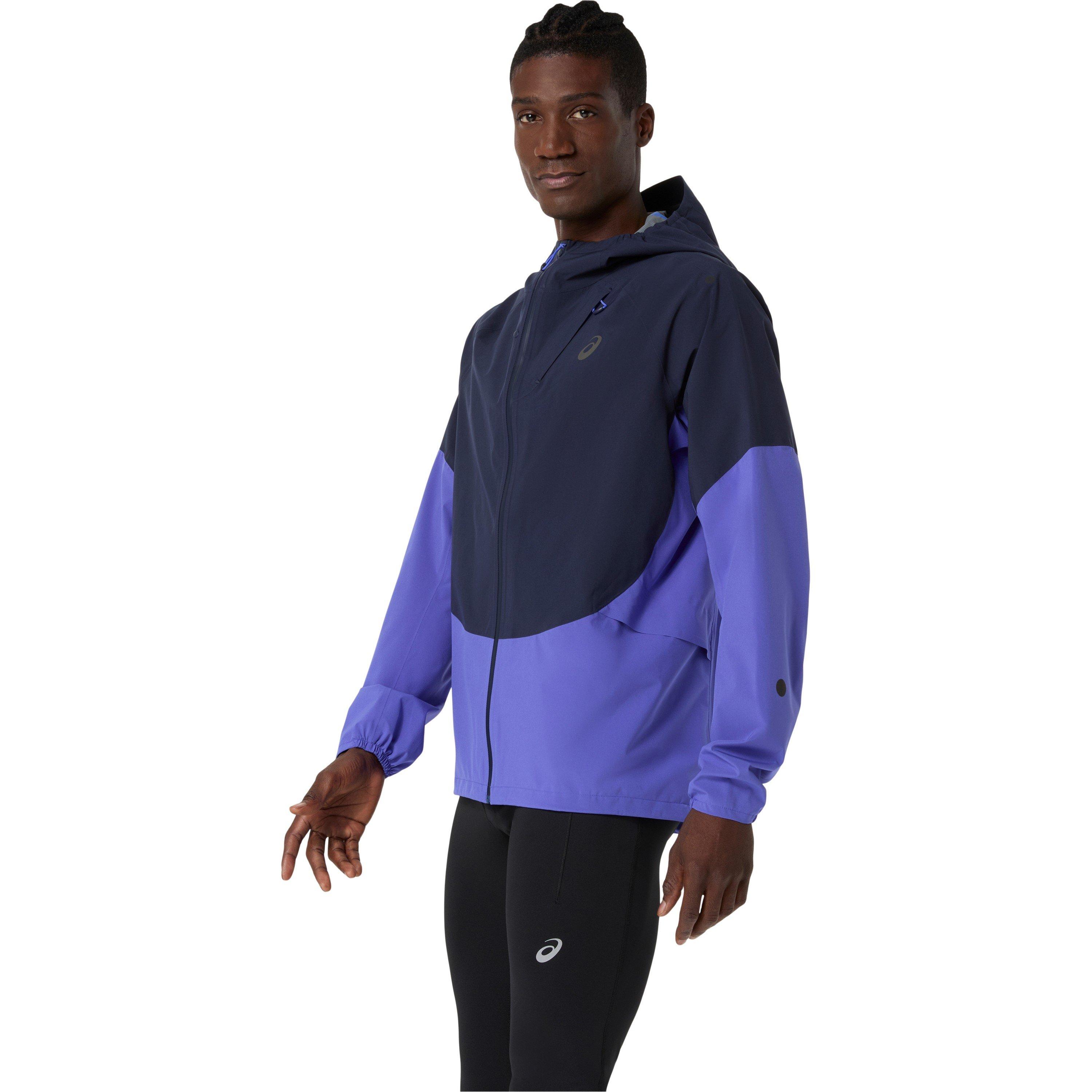 Asics Men's Metarun Legend Running Jacket - Cobalt Brst/Blk - S