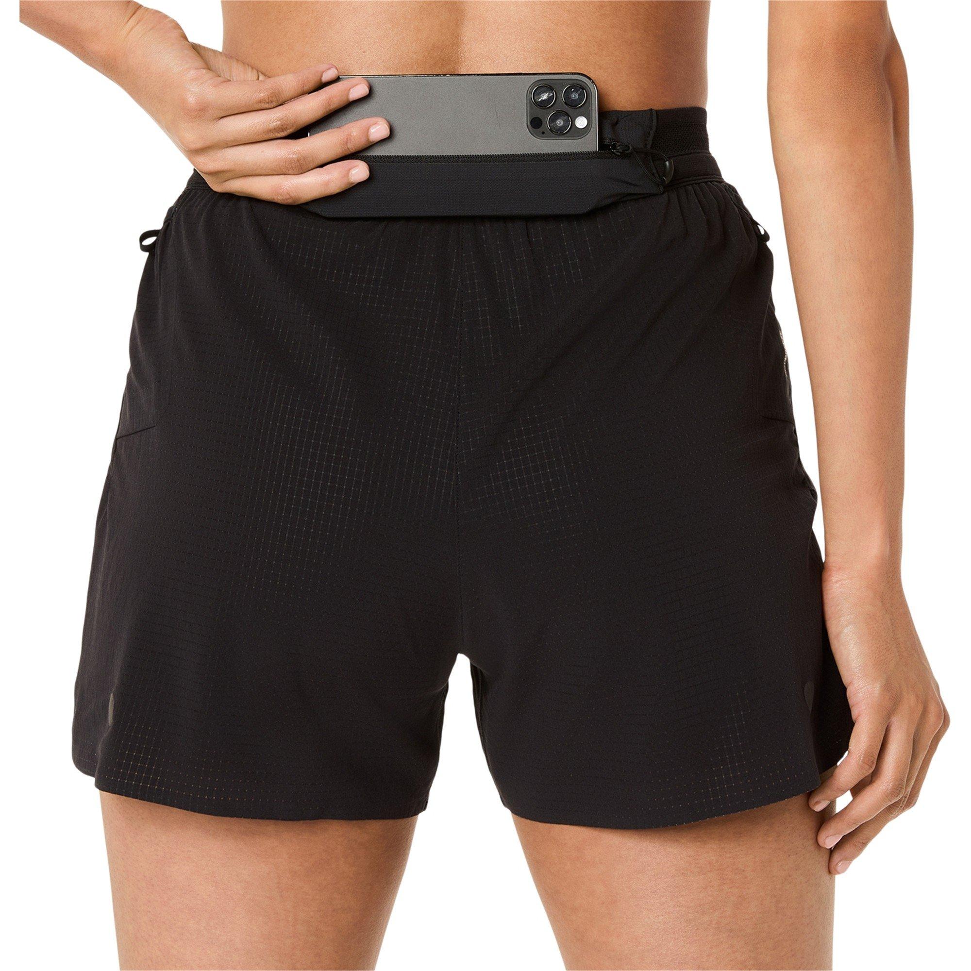 Performnc Black - Asics - Metarun Split Shorts Running Short Womens - 11