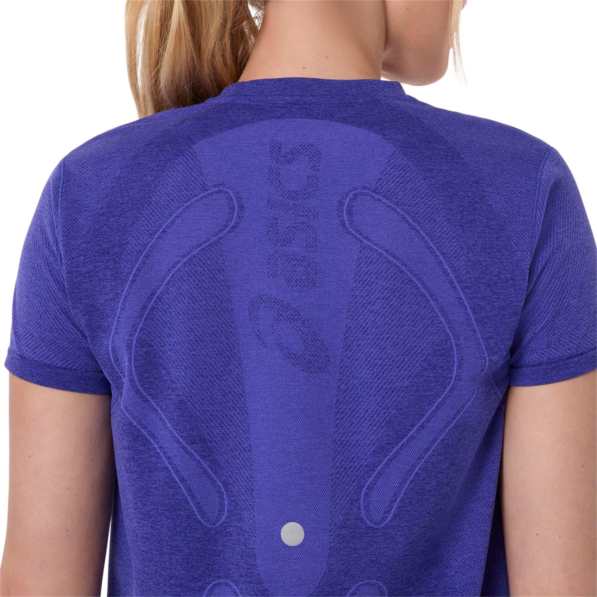 Cobalt Burst - Asics - Women's Road Seamless Short Sleeve Performance Running Top - 3