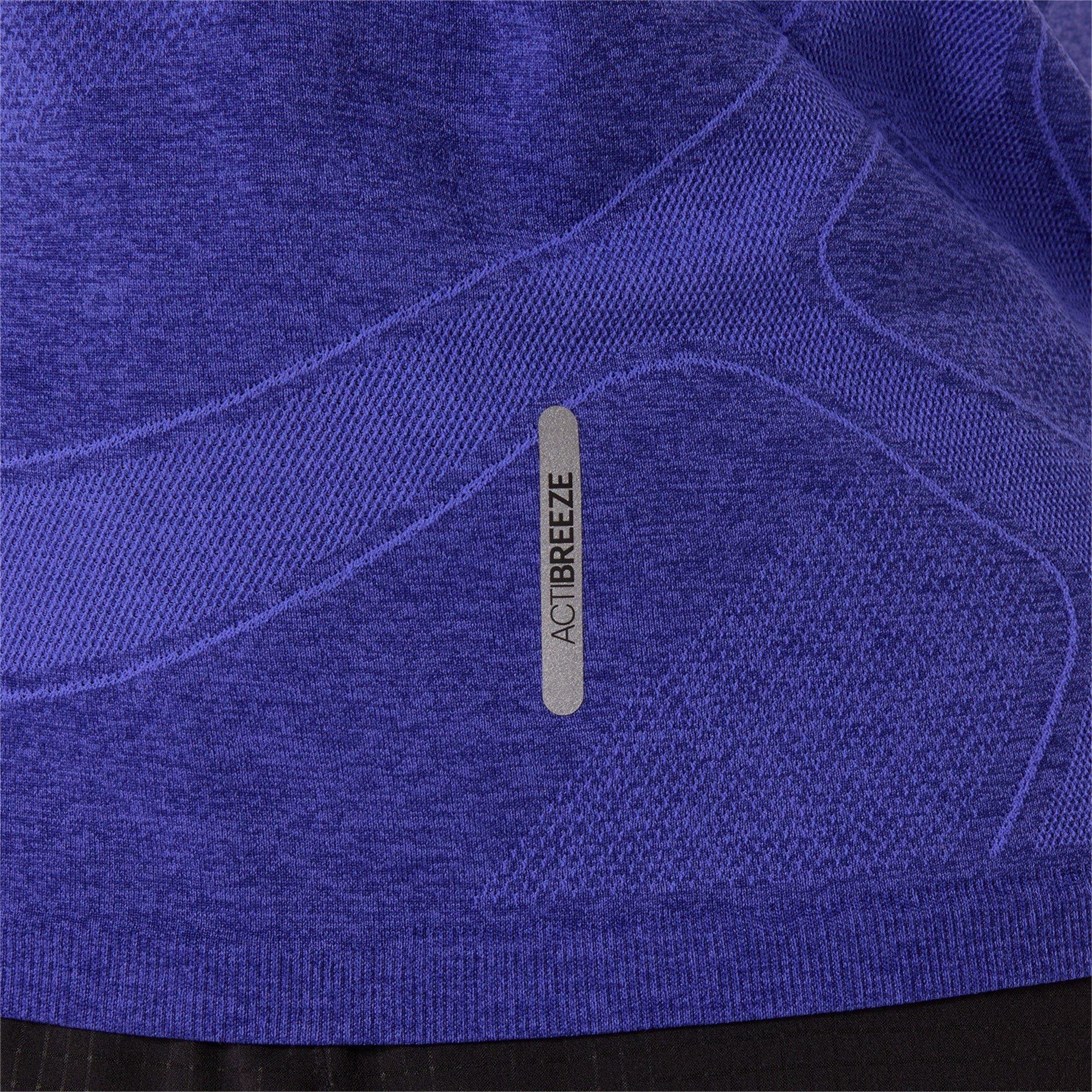 Cobalt Burst - Asics - Women's Road Seamless Short Sleeve Performance Running Top - 5