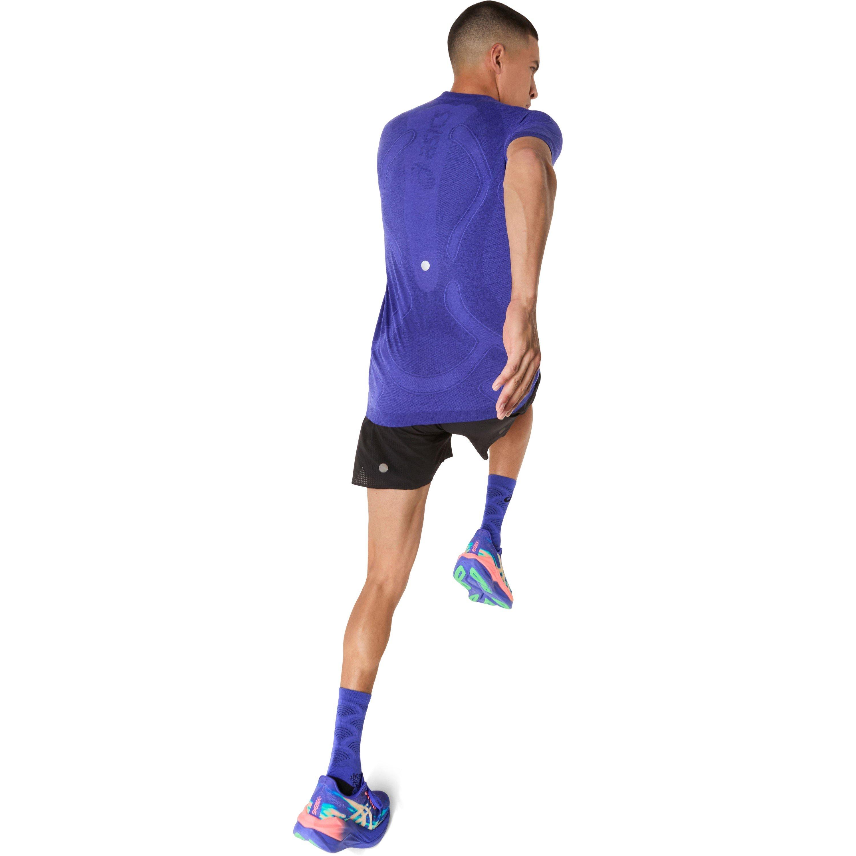 Kobalt - Asics - Road Seamless Ss Top Running Mens - 3