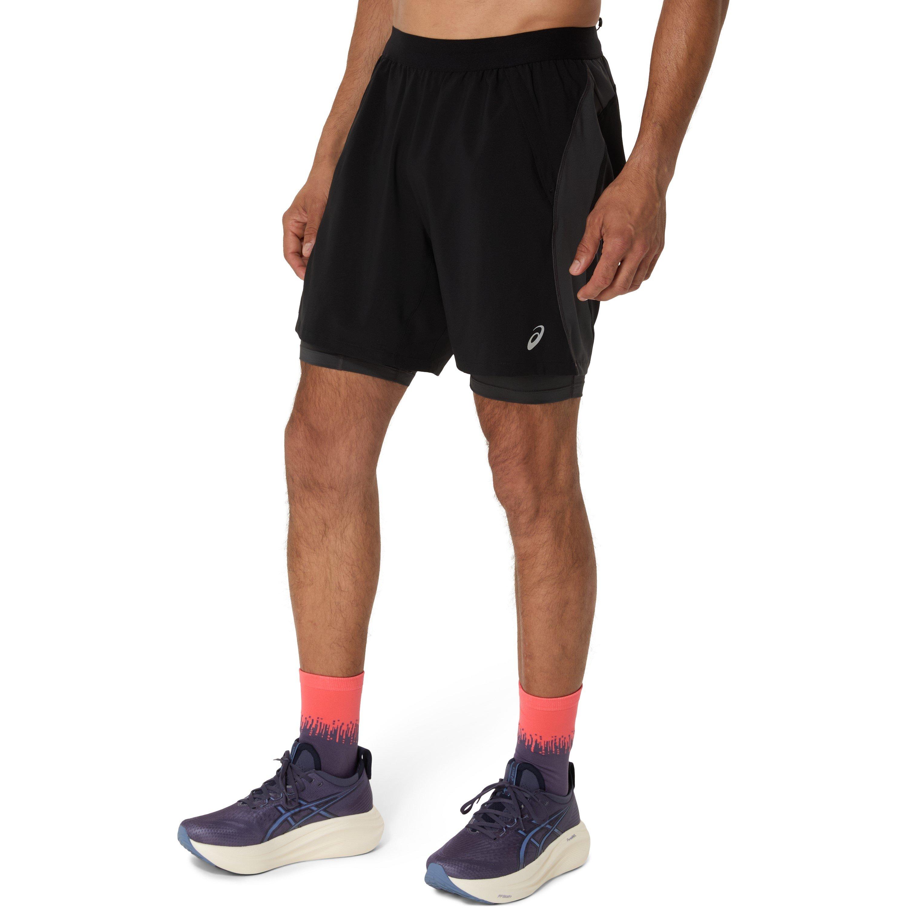 Formanc Blk/Gry - Asics - Men's Road N Short Performance Running Shorts - 1