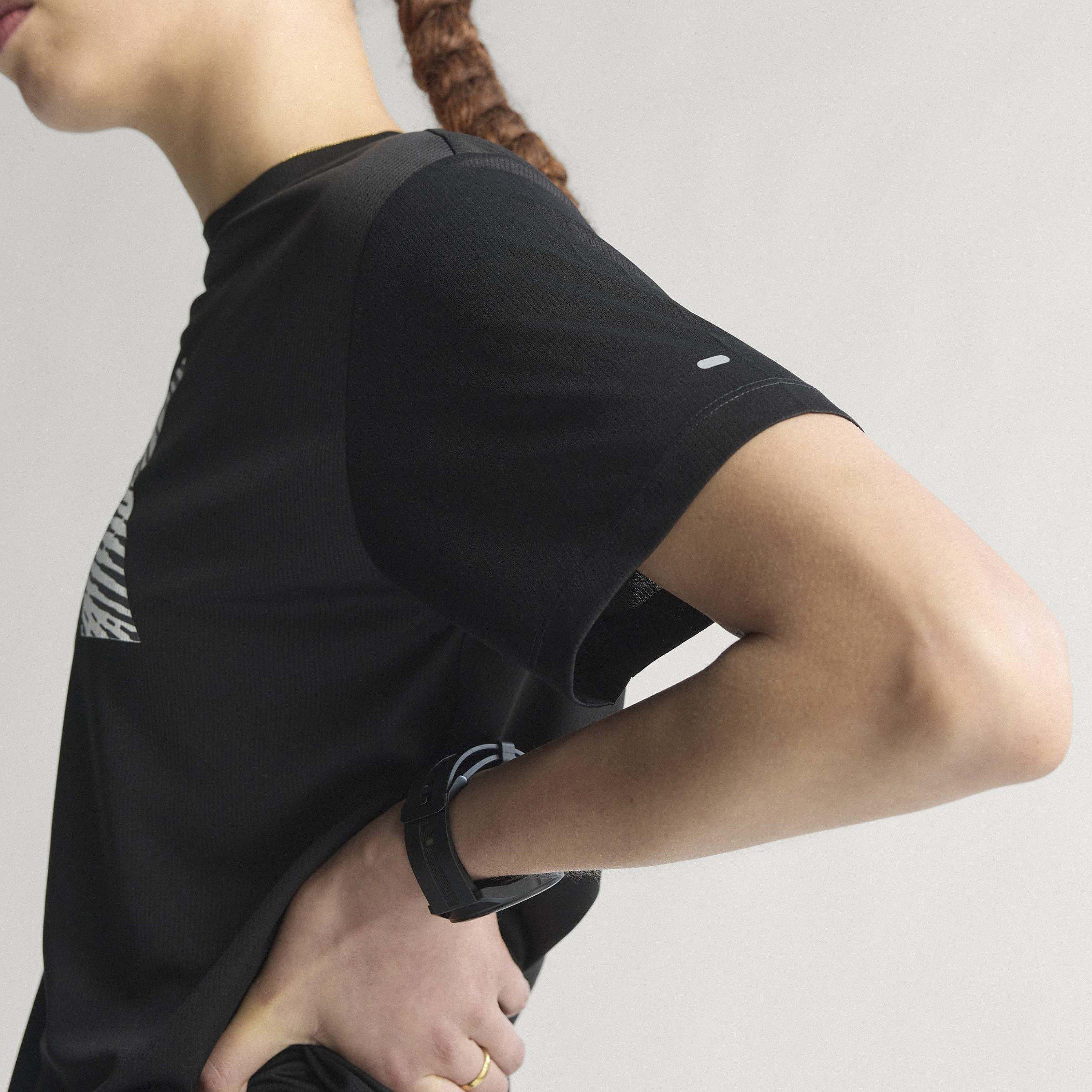 Black - adidas - adi365 Short-Sleeve Performance Running Top - 13