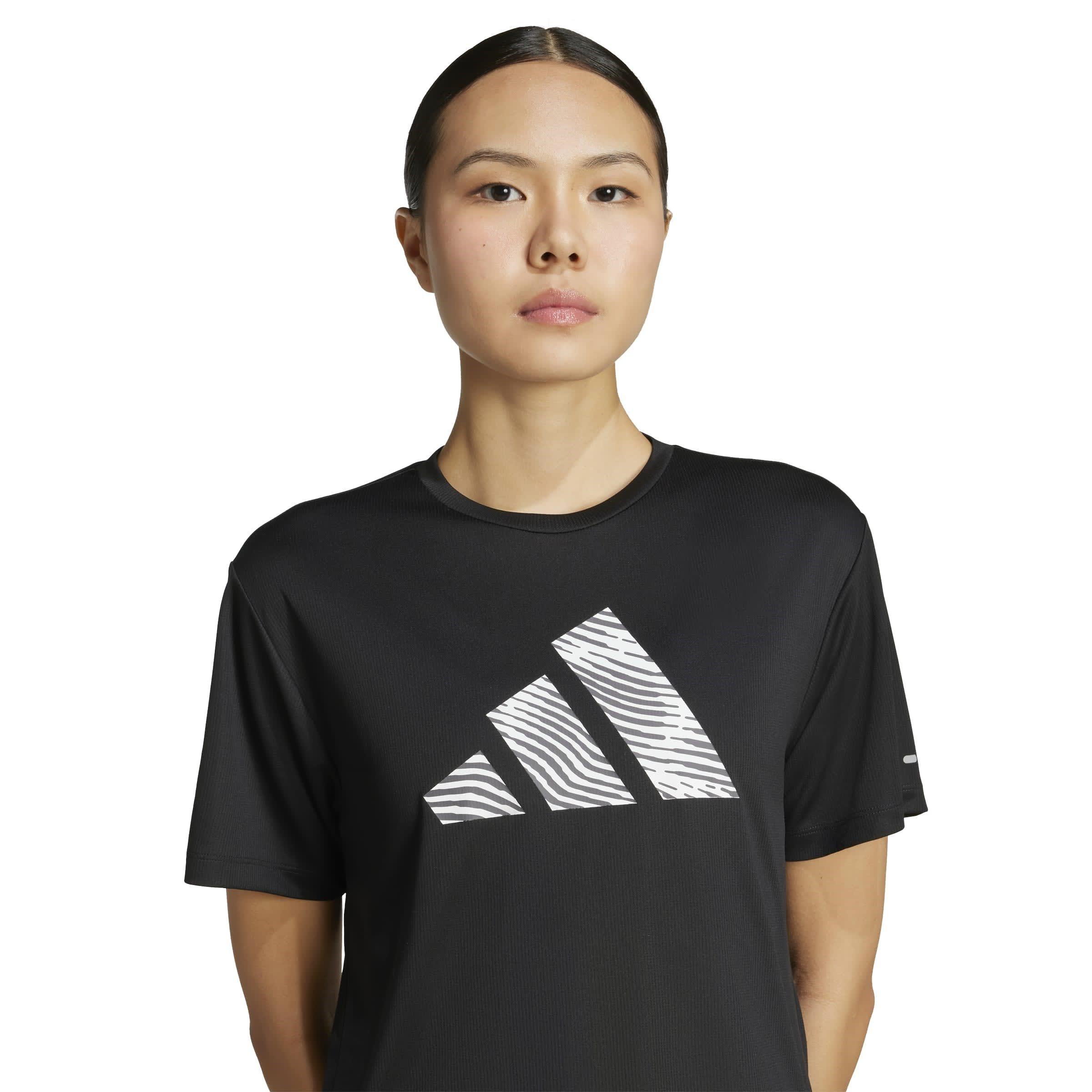 Black - adidas - adi365 Short-Sleeve Performance Running Top - 5