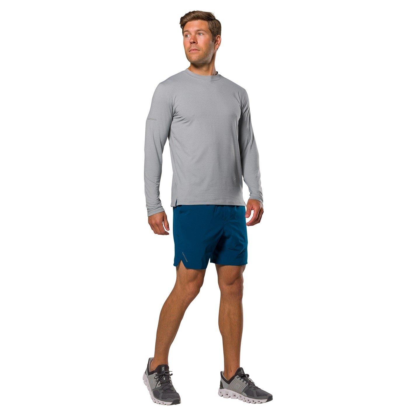 Monument Grey - Nathan - Dash Long-Sleeve Performance Running Top - 4