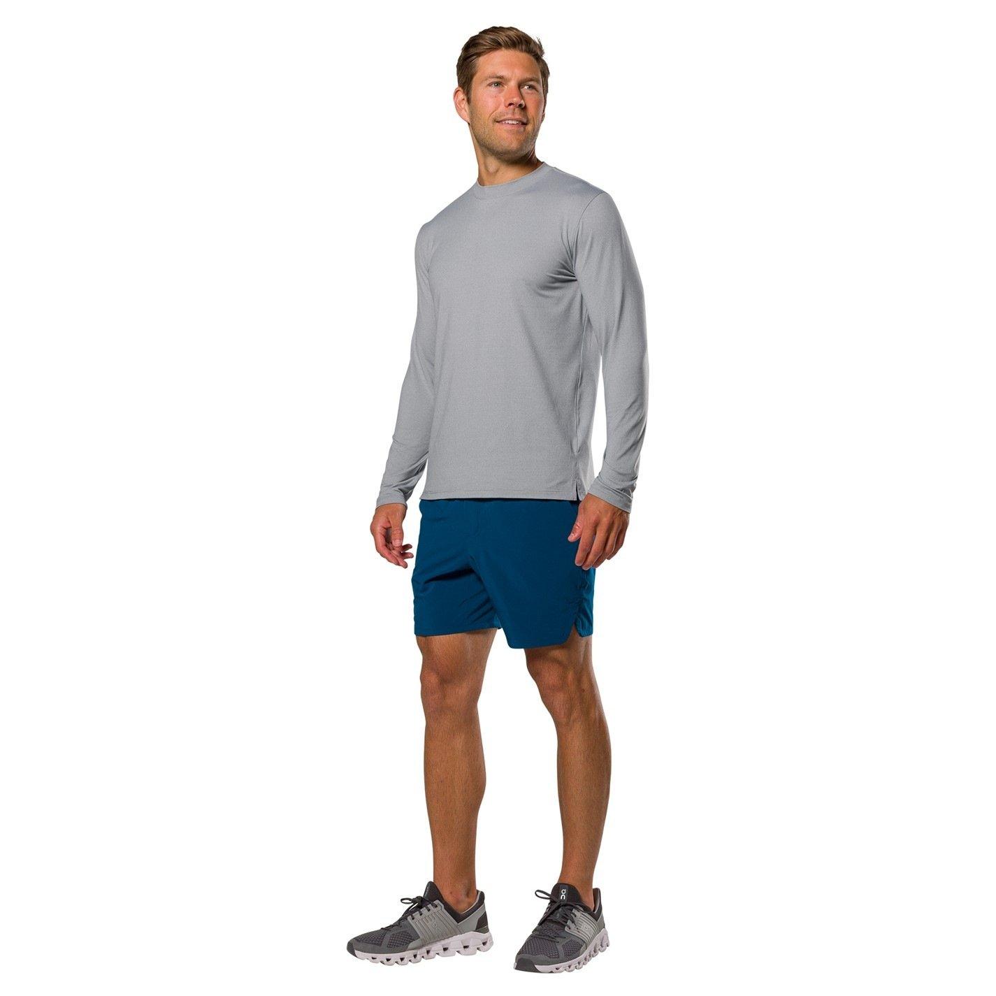 Monument Grey - Nathan - Dash Long-Sleeve Performance Running Top - 5