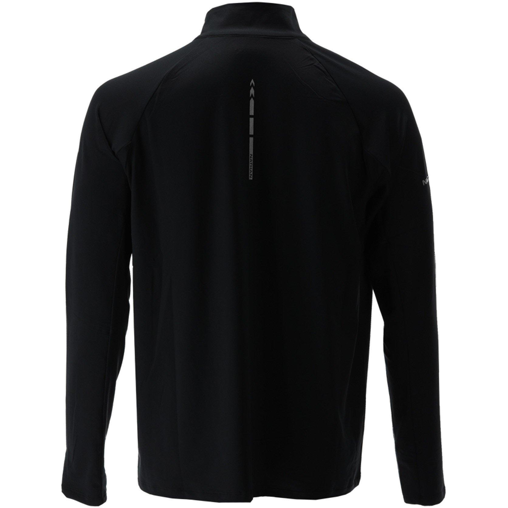 Schwarz - Nathan - Tempo 4 Zipped Long-Sleeve Performance Top - 2