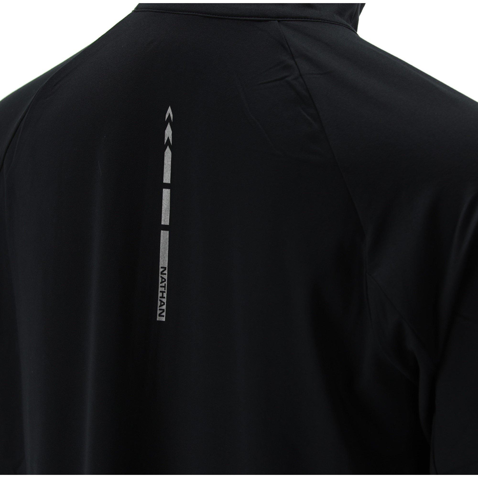 Schwarz - Nathan - Tempo 4 Zipped Long-Sleeve Performance Top - 4