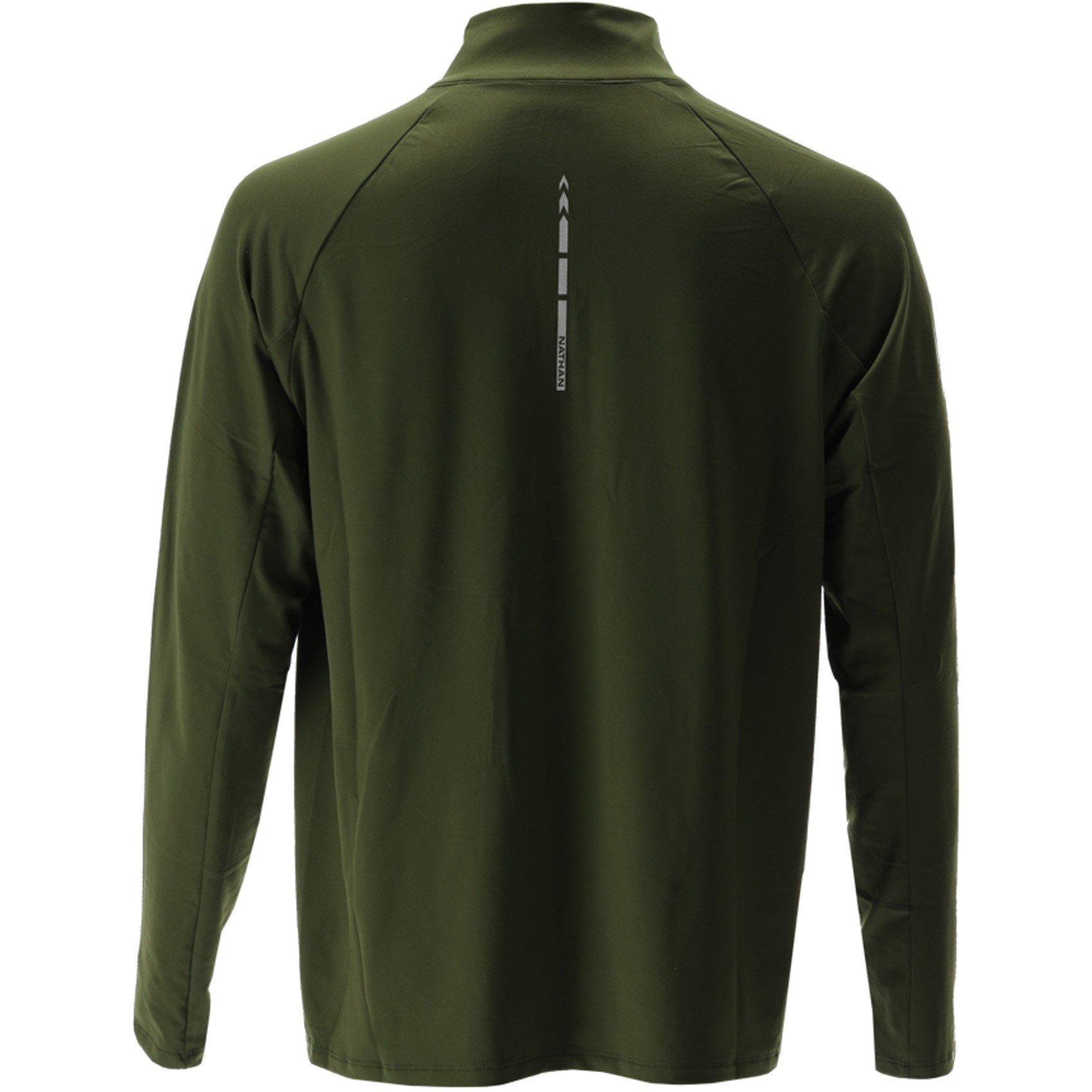 Vert Forêt - Nathan - Men's Tempo 4 Zipped Long-Sleeve Performance Top - 2