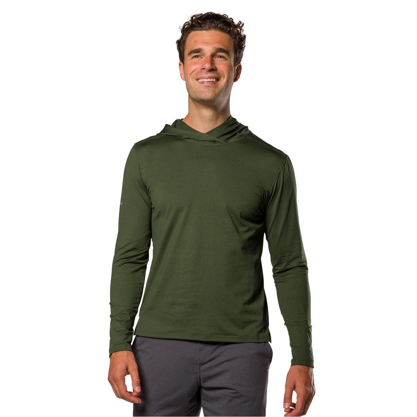 Forest Green - Nathan - Men's Performance Hoodie - 1