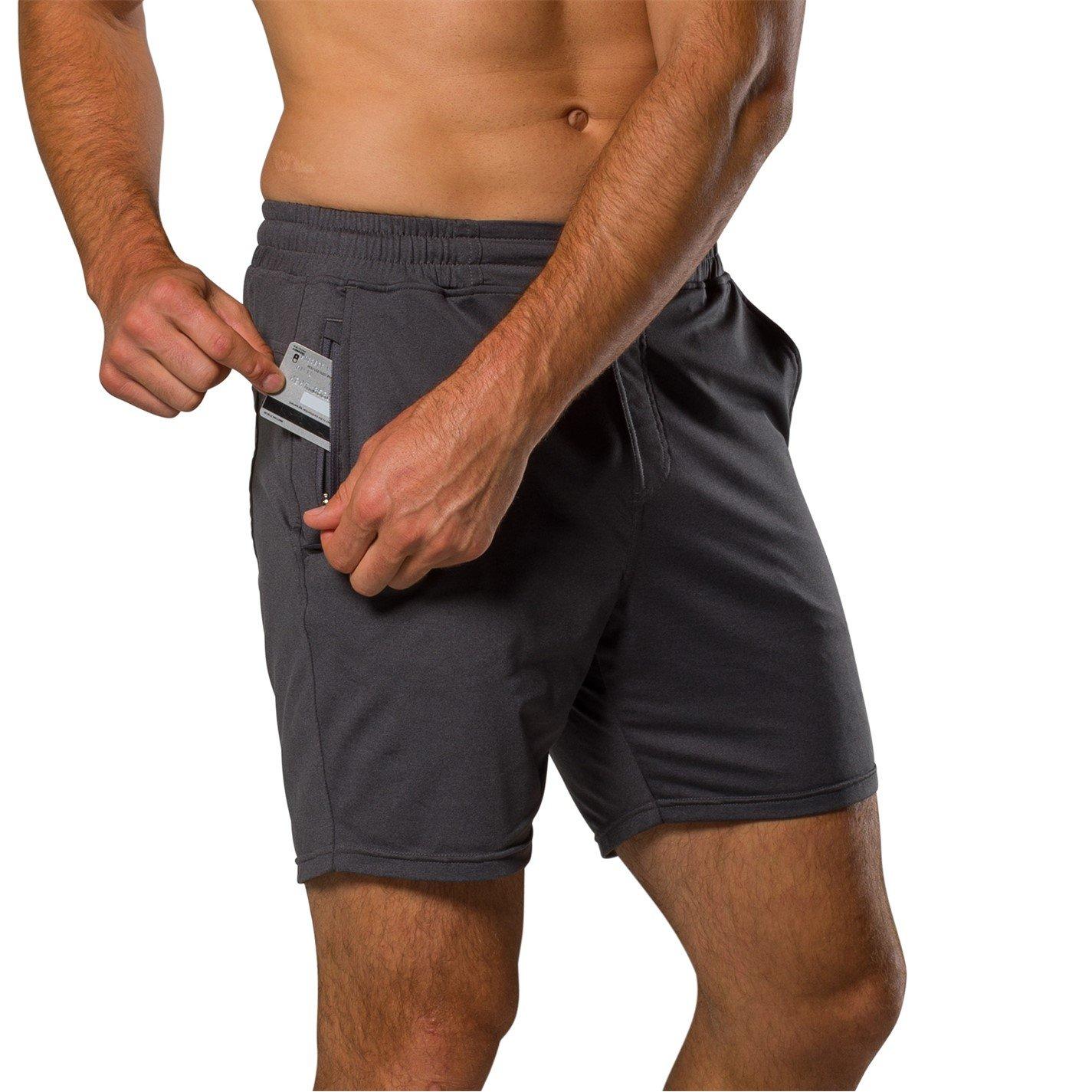 Dark Charcoal - Nathan - Performance Running Shorts - 4