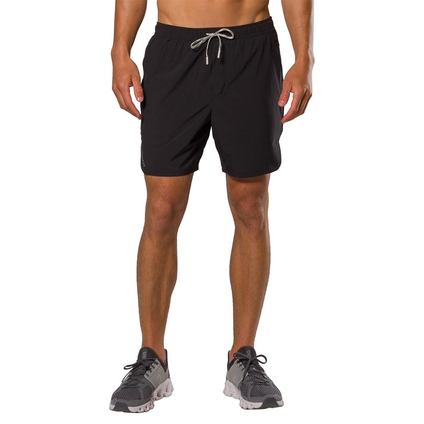 Nathan Men's Performance Running Shorts - Black - 2X Large