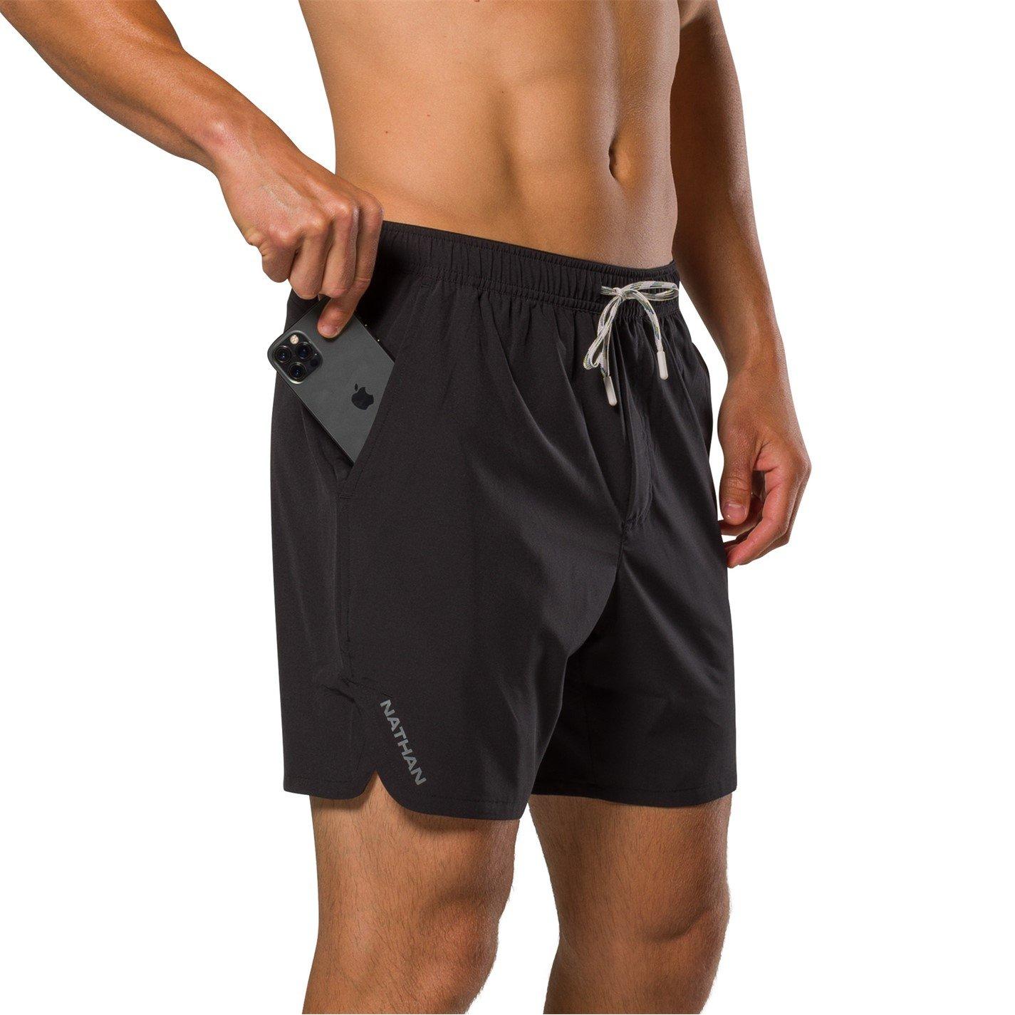 Black - Nathan - Performance Running Shorts - 4