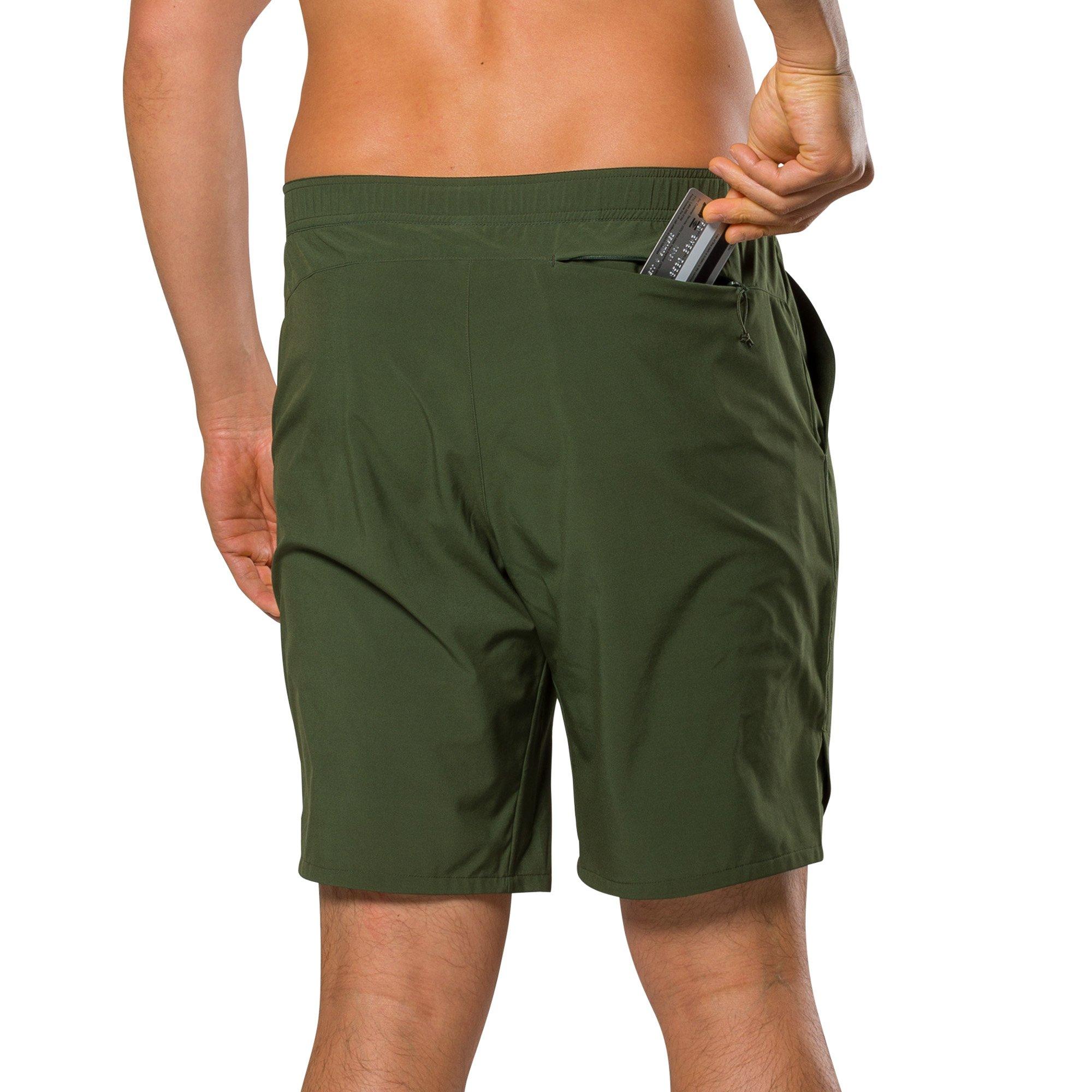 Forest Green - Nathan - Performance Running Shorts - 4