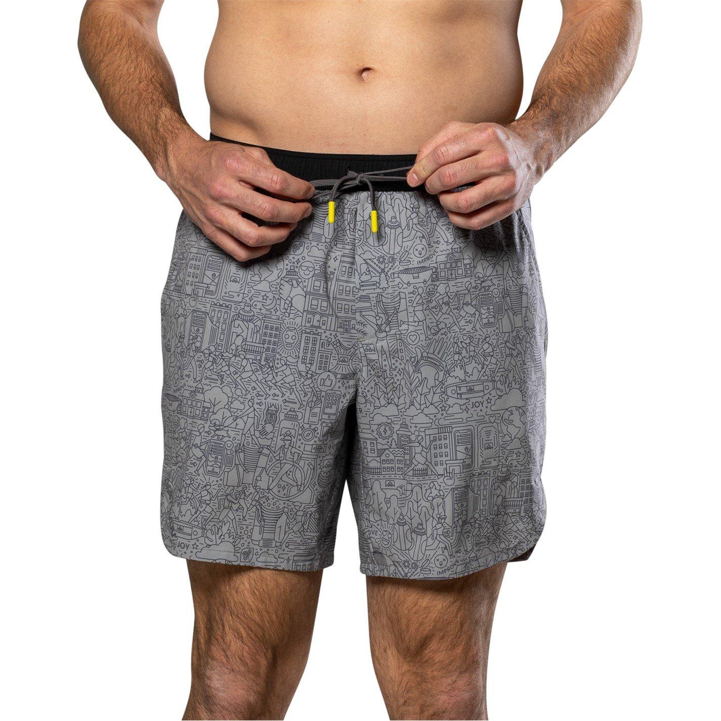 Signature Grey - Nathan - Men's Performance Running Shorts - 3