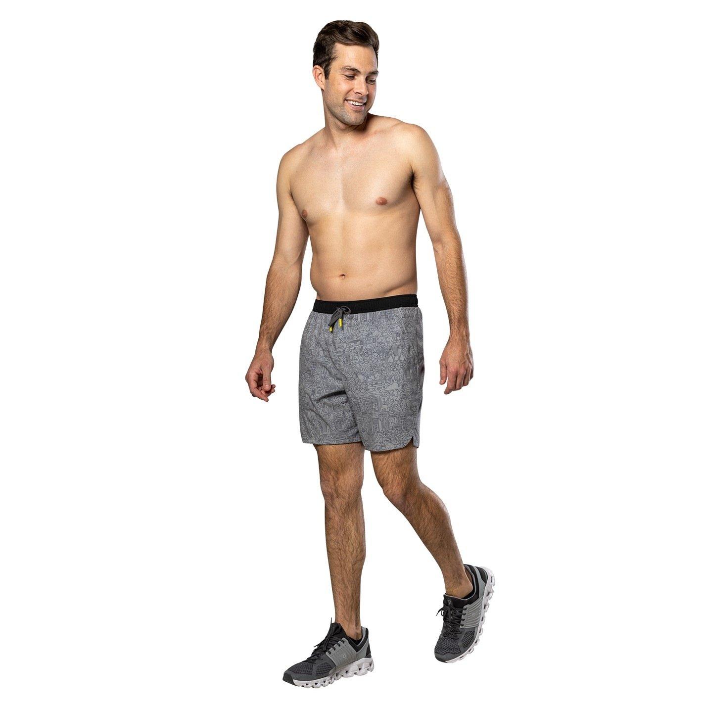 Signature Grey - Nathan - Men's Performance Running Shorts - 7