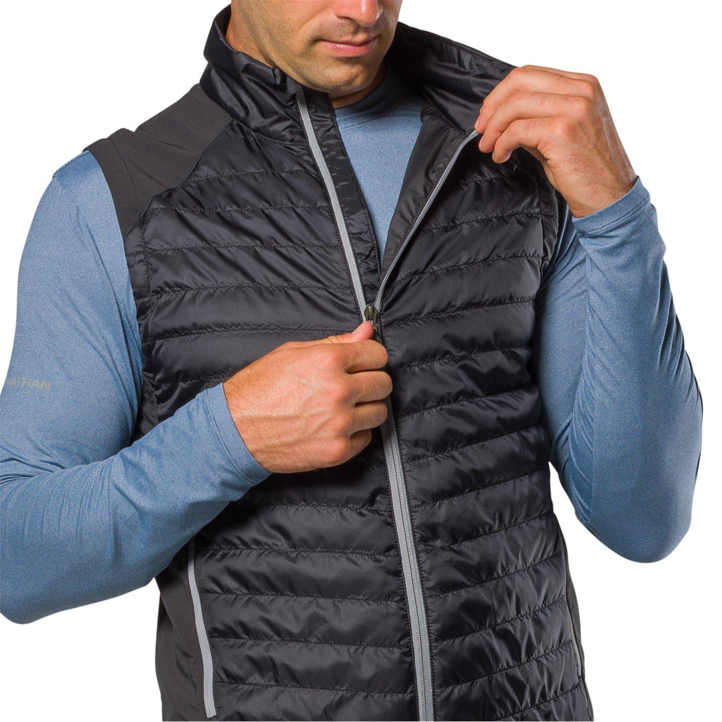 Sort - Nathan - 's Weather-Resistant Reflective Performance Running Jacket - 3