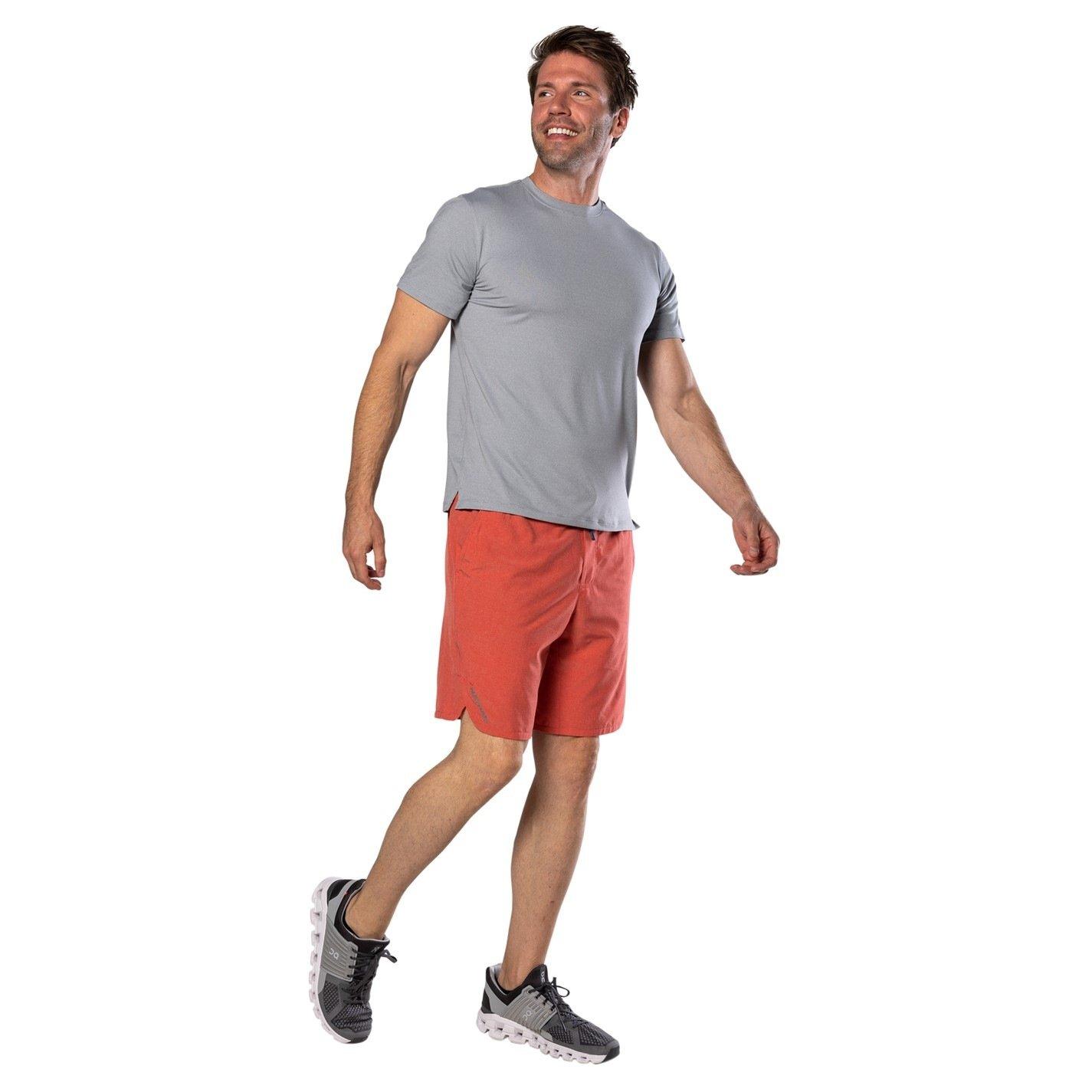 Monument Grey - Nathan - Men's Dash Short-Sleeve Performance Running Top - 4