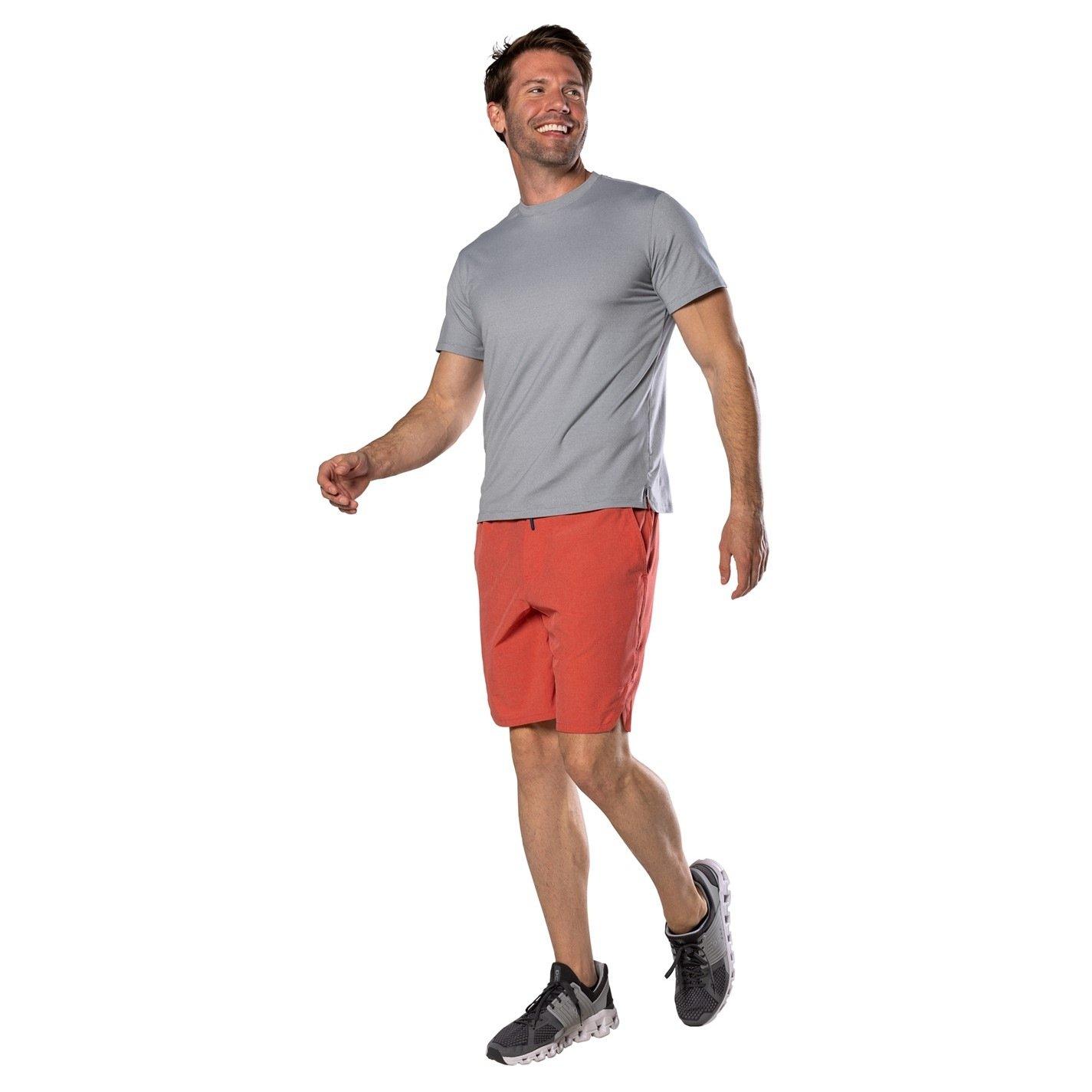 Monument Grey - Nathan - Men's Dash Short-Sleeve Performance Running Top - 5