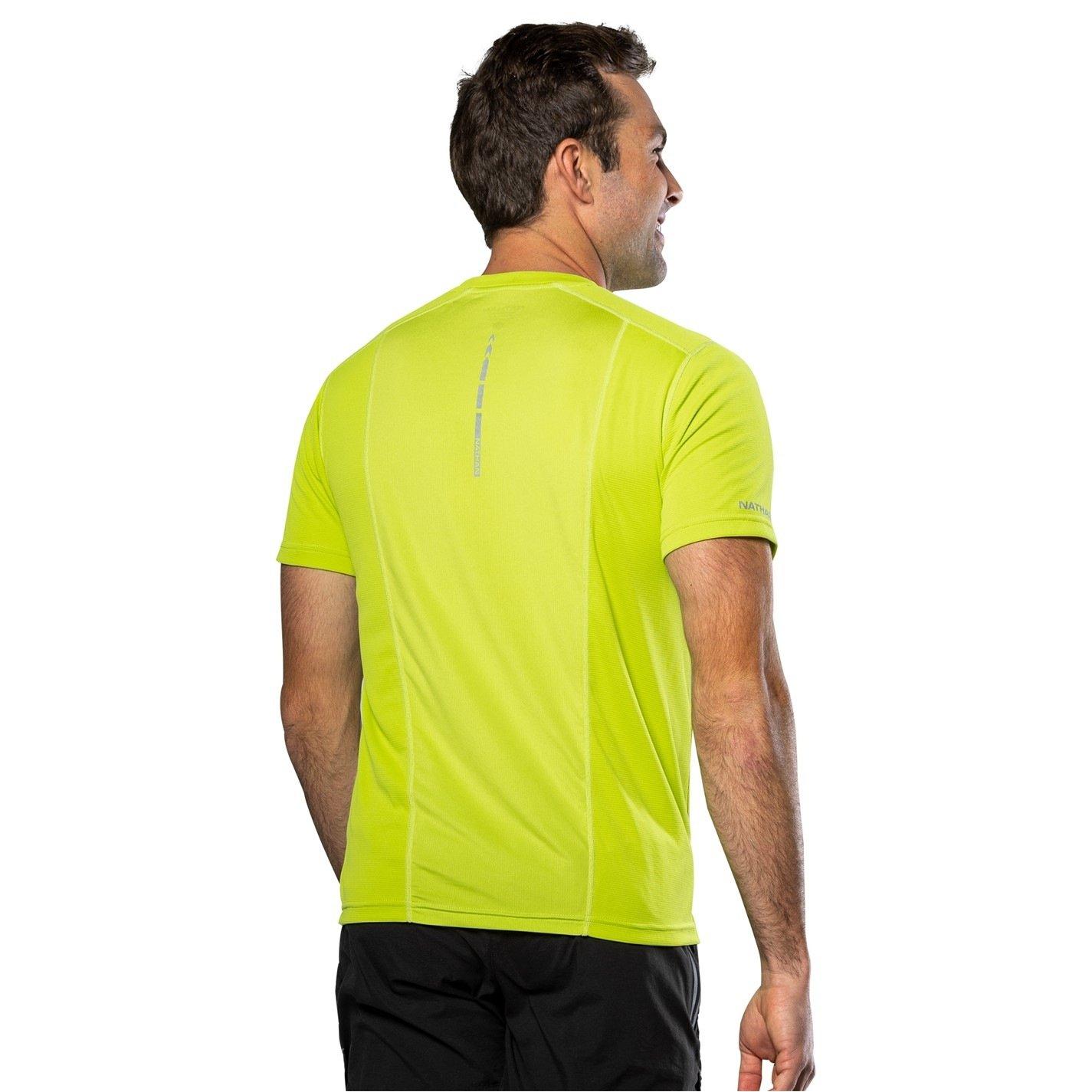 Bright Lime - Nathan - Men's Rise Short-Sleeve Performance Top - 2