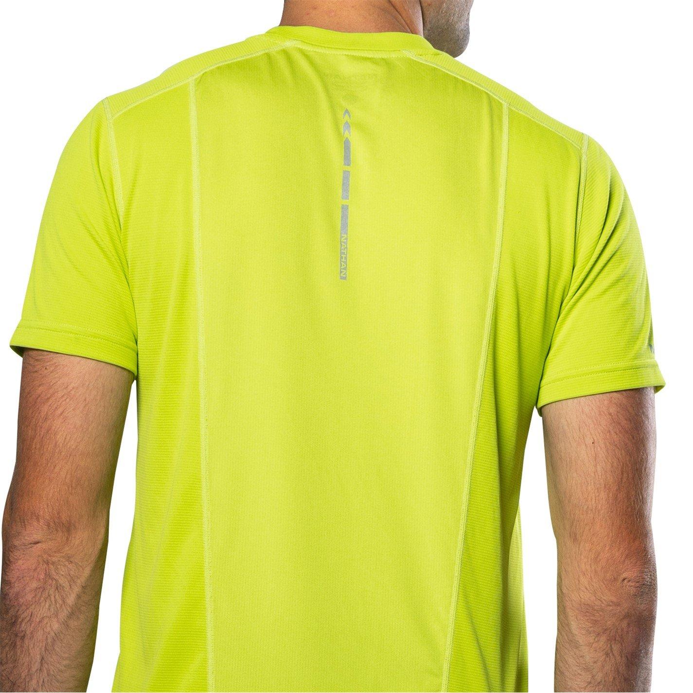 Bright Lime - Nathan - Men's Rise Short-Sleeve Performance Top - 4