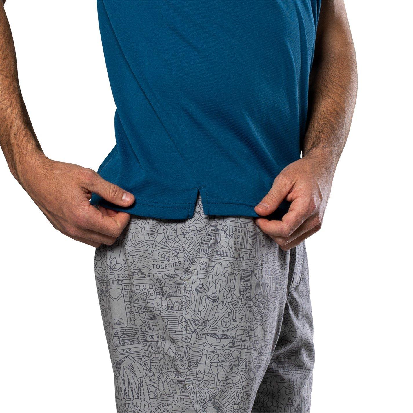 Mornarsko Plava - Nathan - Men's Rise Short-Sleeve Performance Top - 3