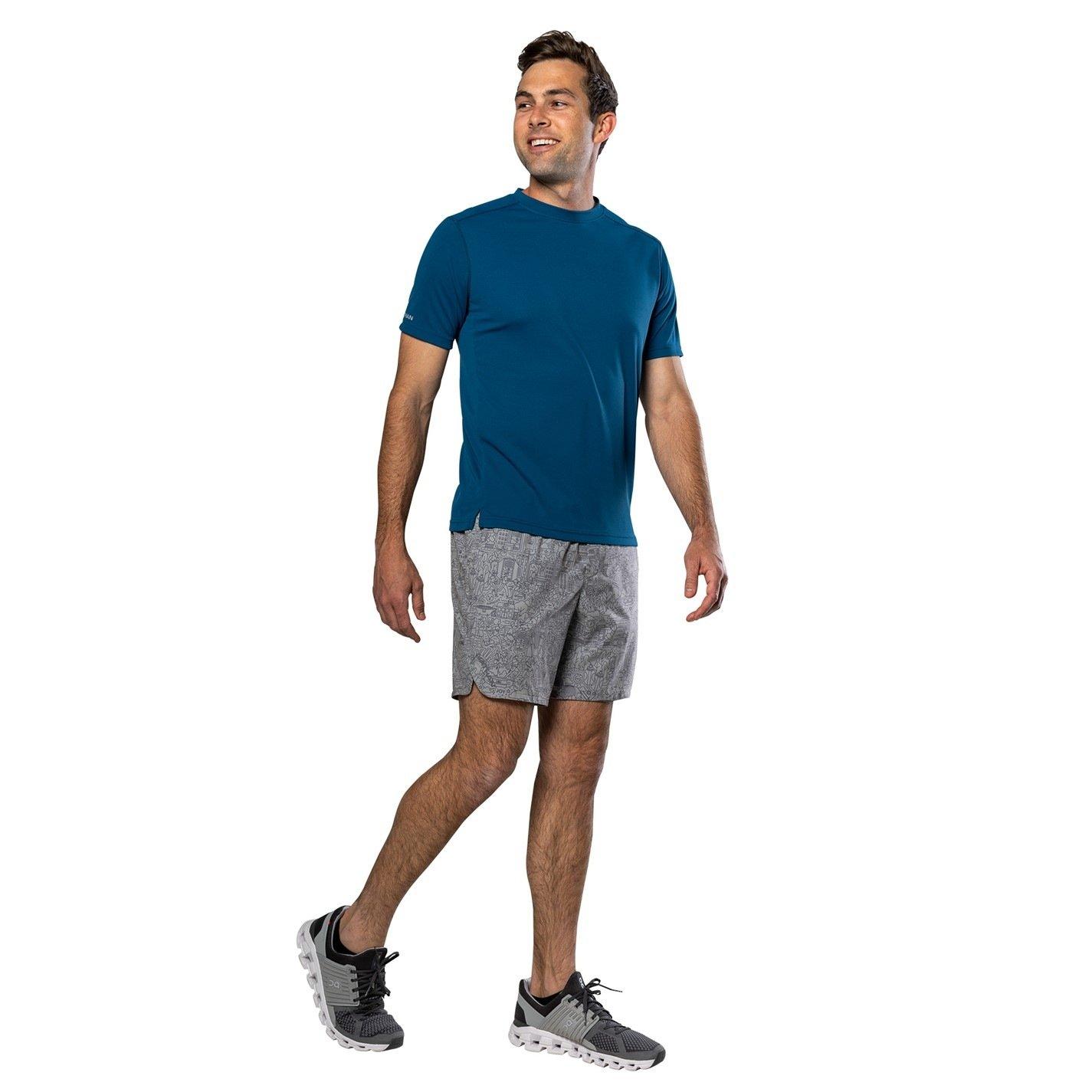 Mornarsko Plava - Nathan - Men's Rise Short-Sleeve Performance Top - 5