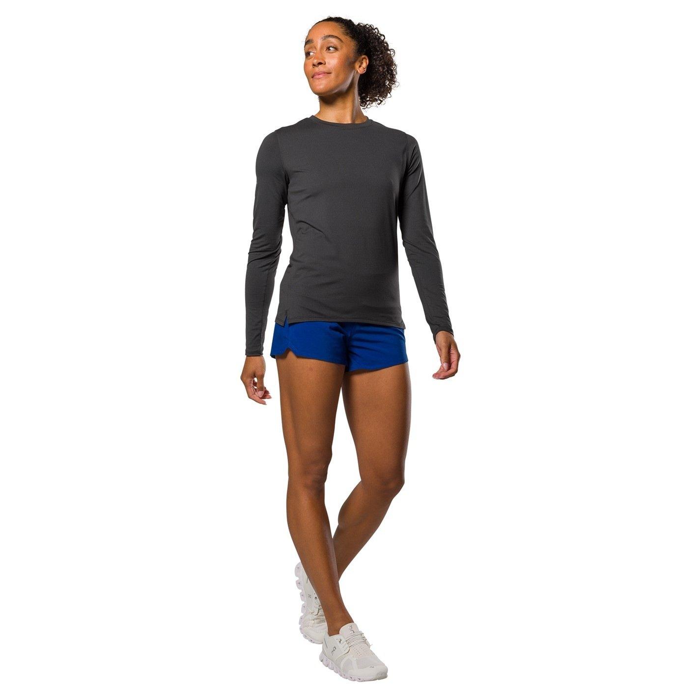 Solid Black - Nathan - Women's Dash Long-Sleeve Performance Top - 4