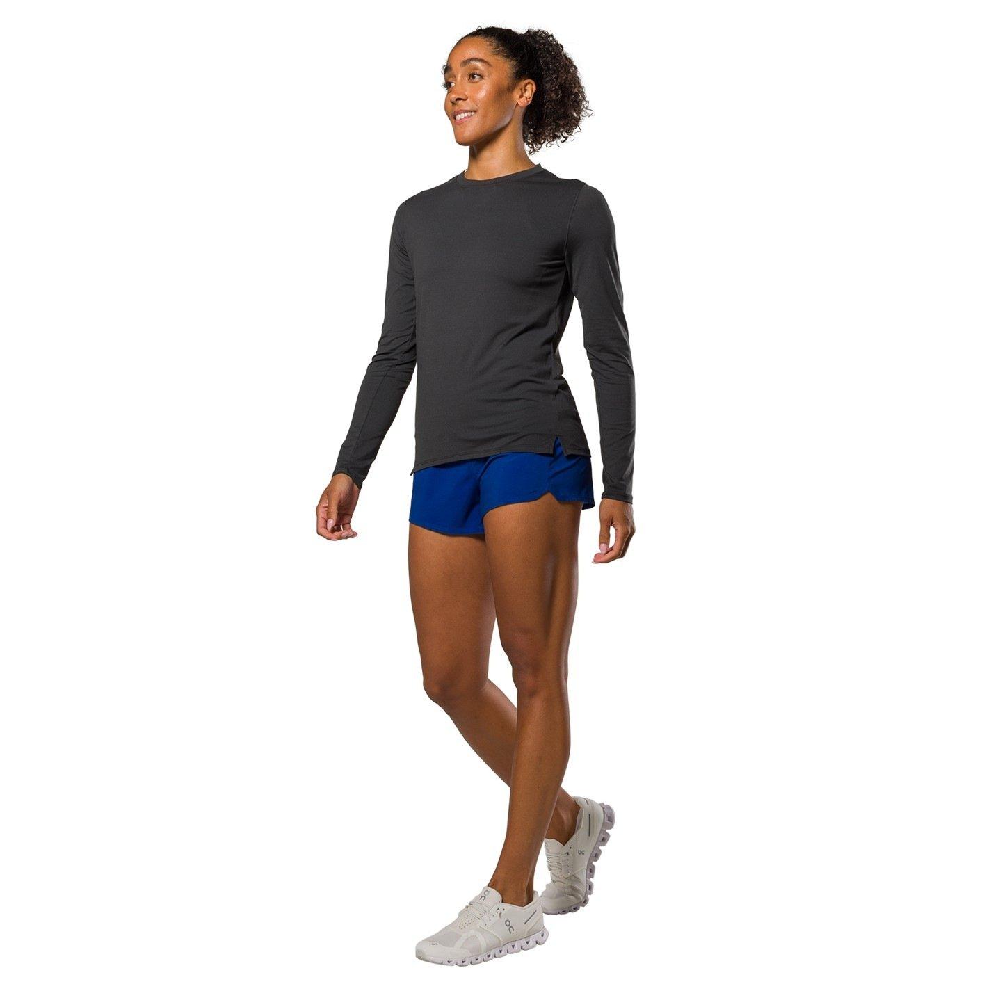 Solid Black - Nathan - Women's Dash Long-Sleeve Performance Top - 5
