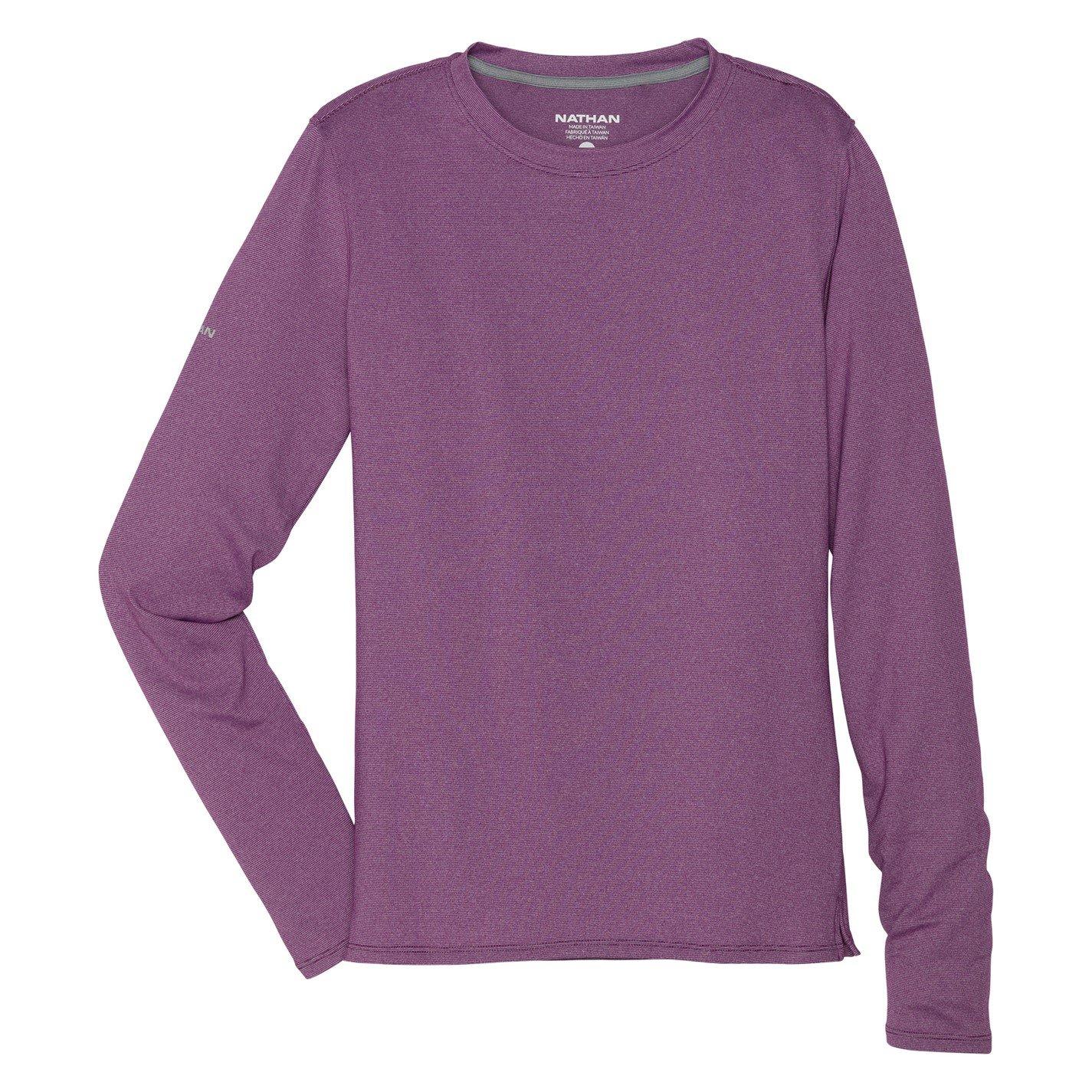 Plum Stripe - Nathan - Dash Long-Sleeve Performance Top - 6