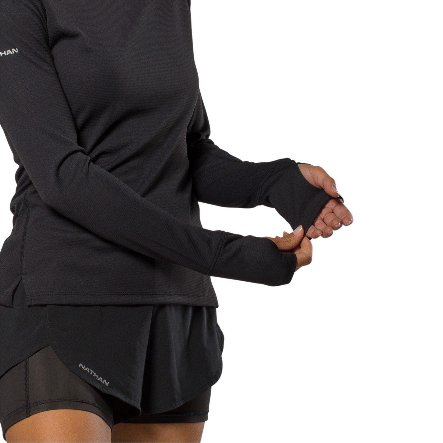 Black - Nathan - Rise Long-Sleeve Performance Running Top - 3