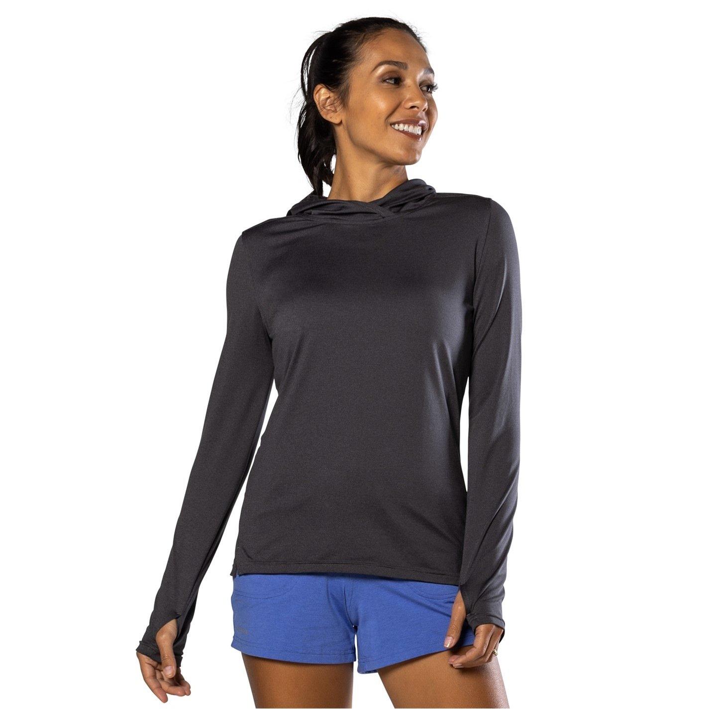 Nathan Women's Performance Hoodie - Dark Charcoal - 10 (S)
