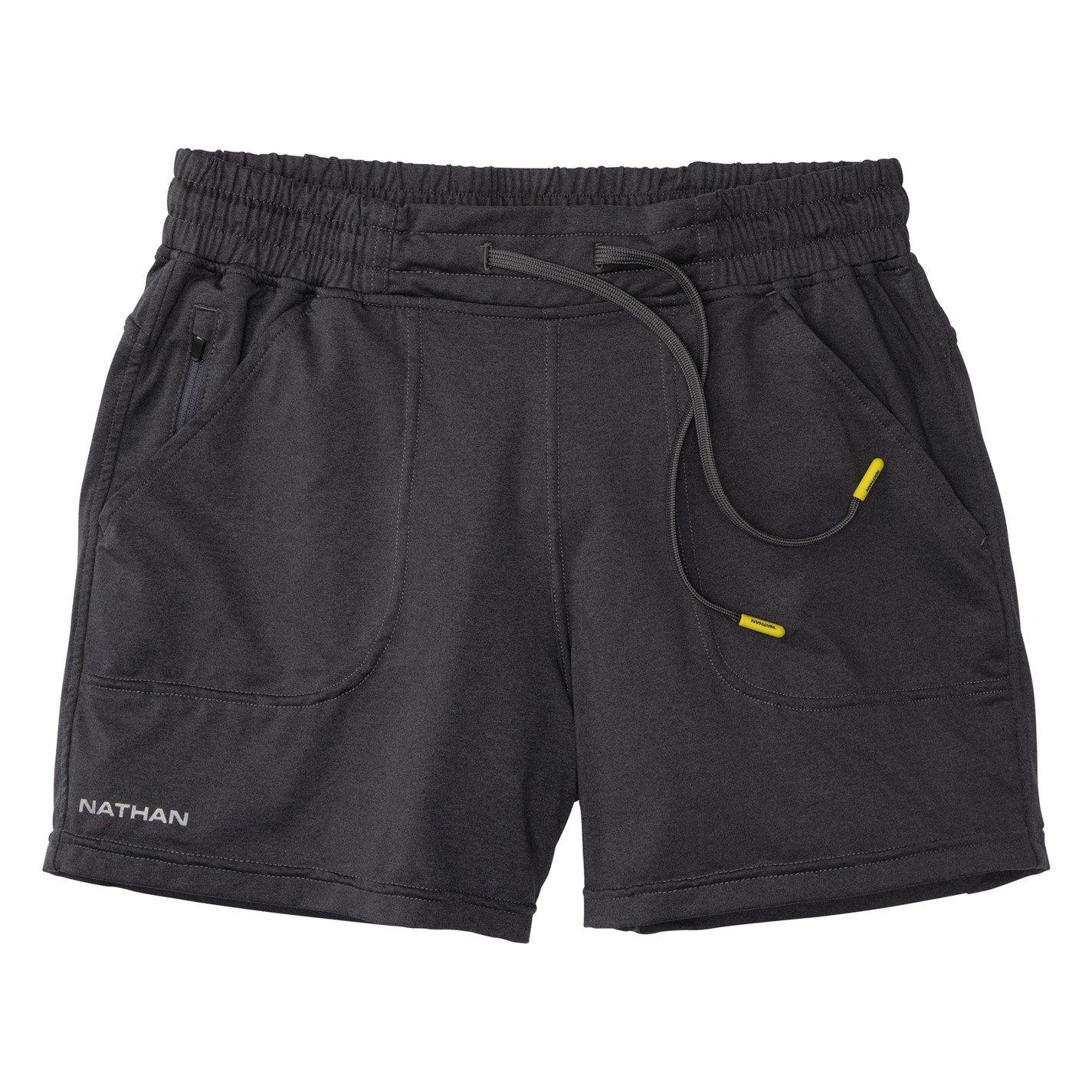 Dark Charcoal - Nathan - Women's Performance Running Shorts - 7