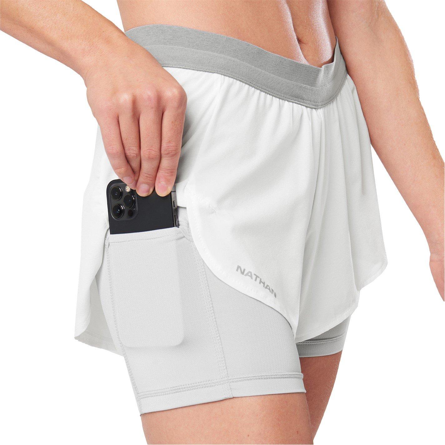 Weiß - Nathan - Women's Performance Running Shorts - 3