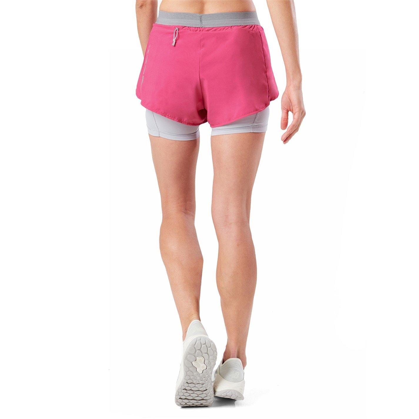 Hot Pink - Nathan - Women's Performance Running Shorts - 2