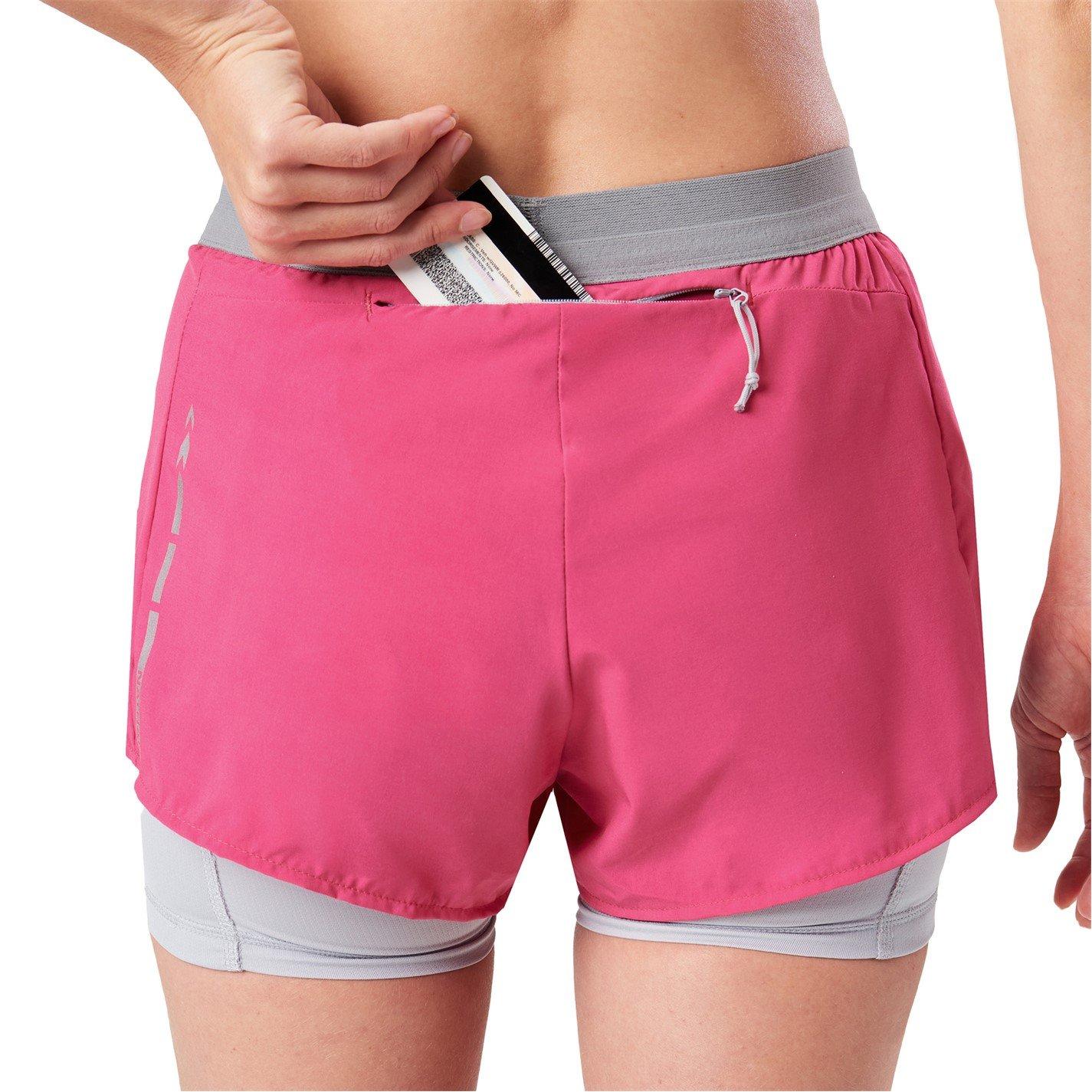 Hot Pink - Nathan - Women's Performance Running Shorts - 4
