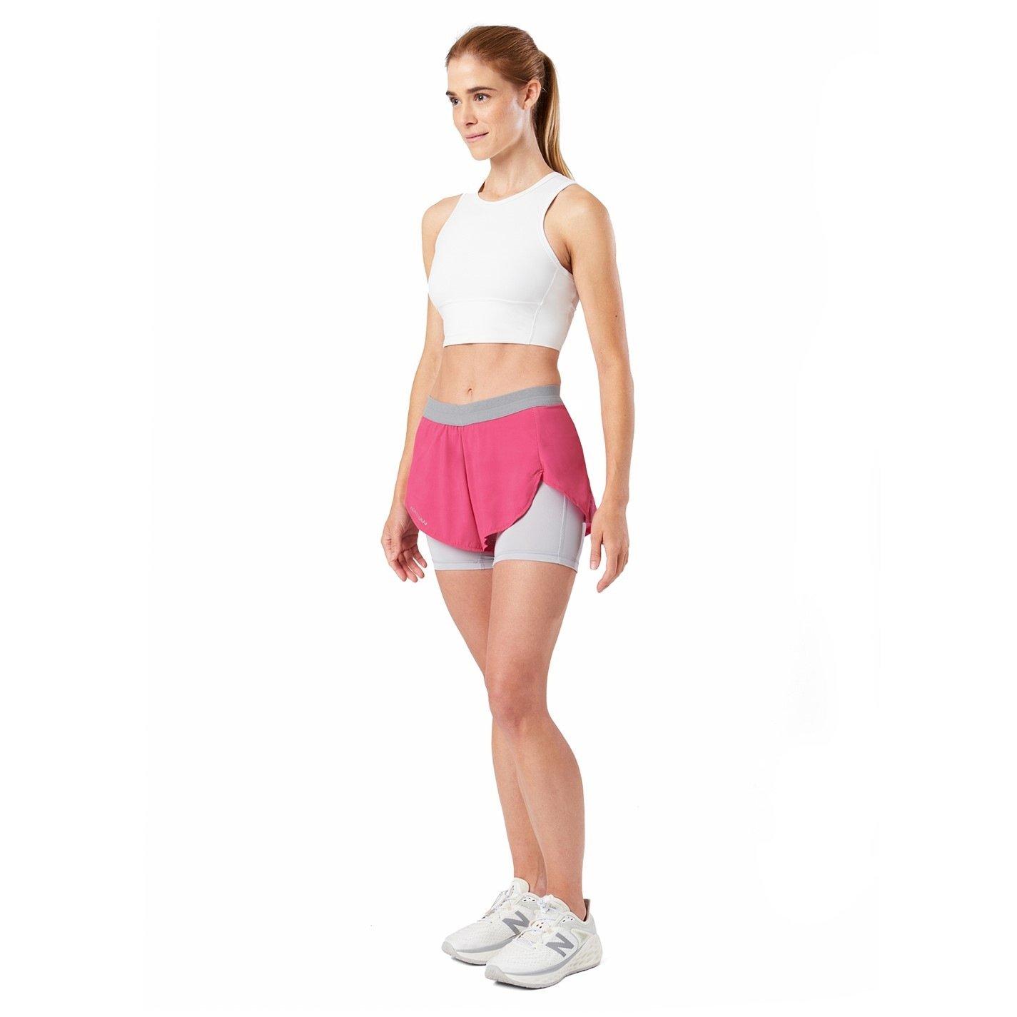 Hot Pink - Nathan - Women's Performance Running Shorts - 6