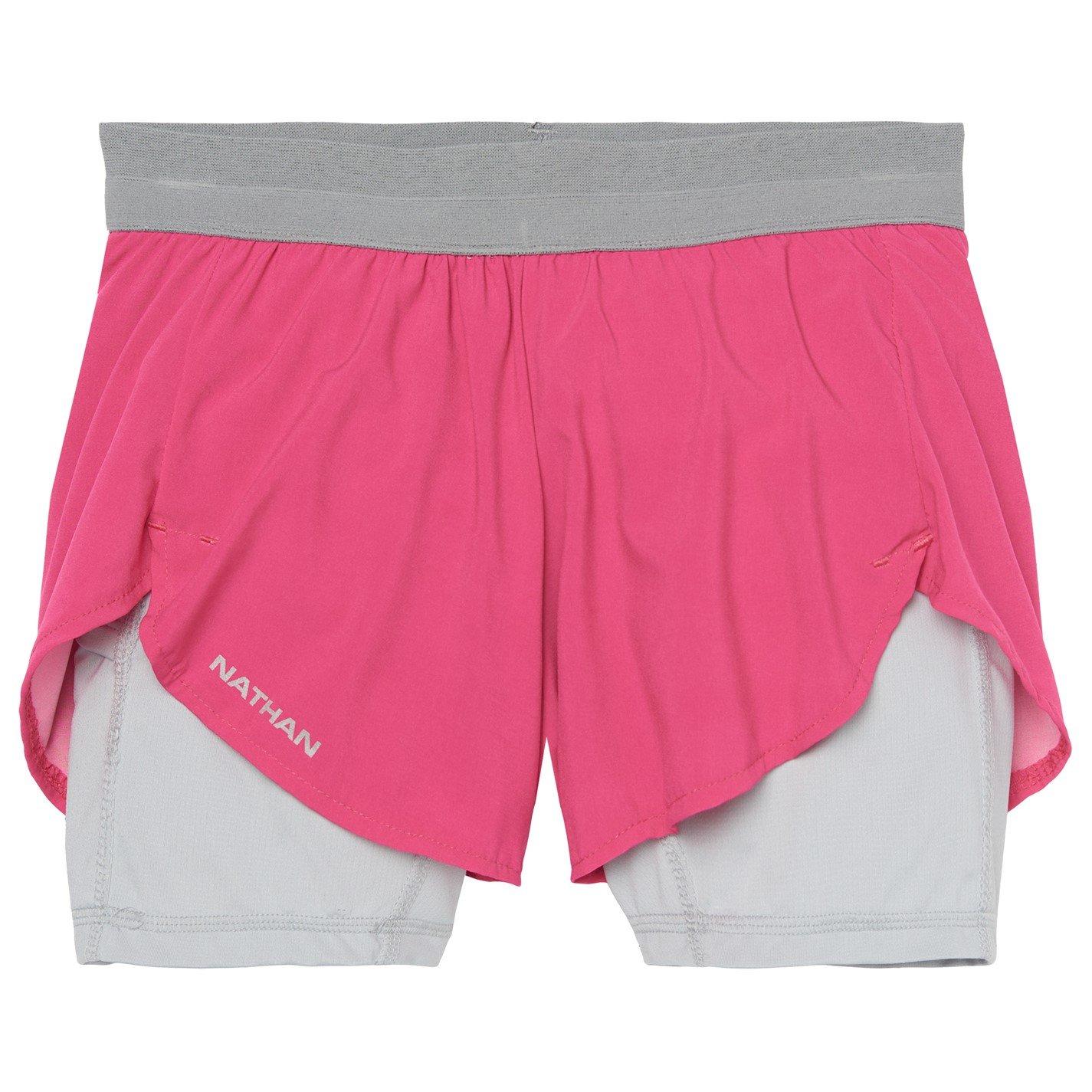 Hot Pink - Nathan - Women's Performance Running Shorts - 7