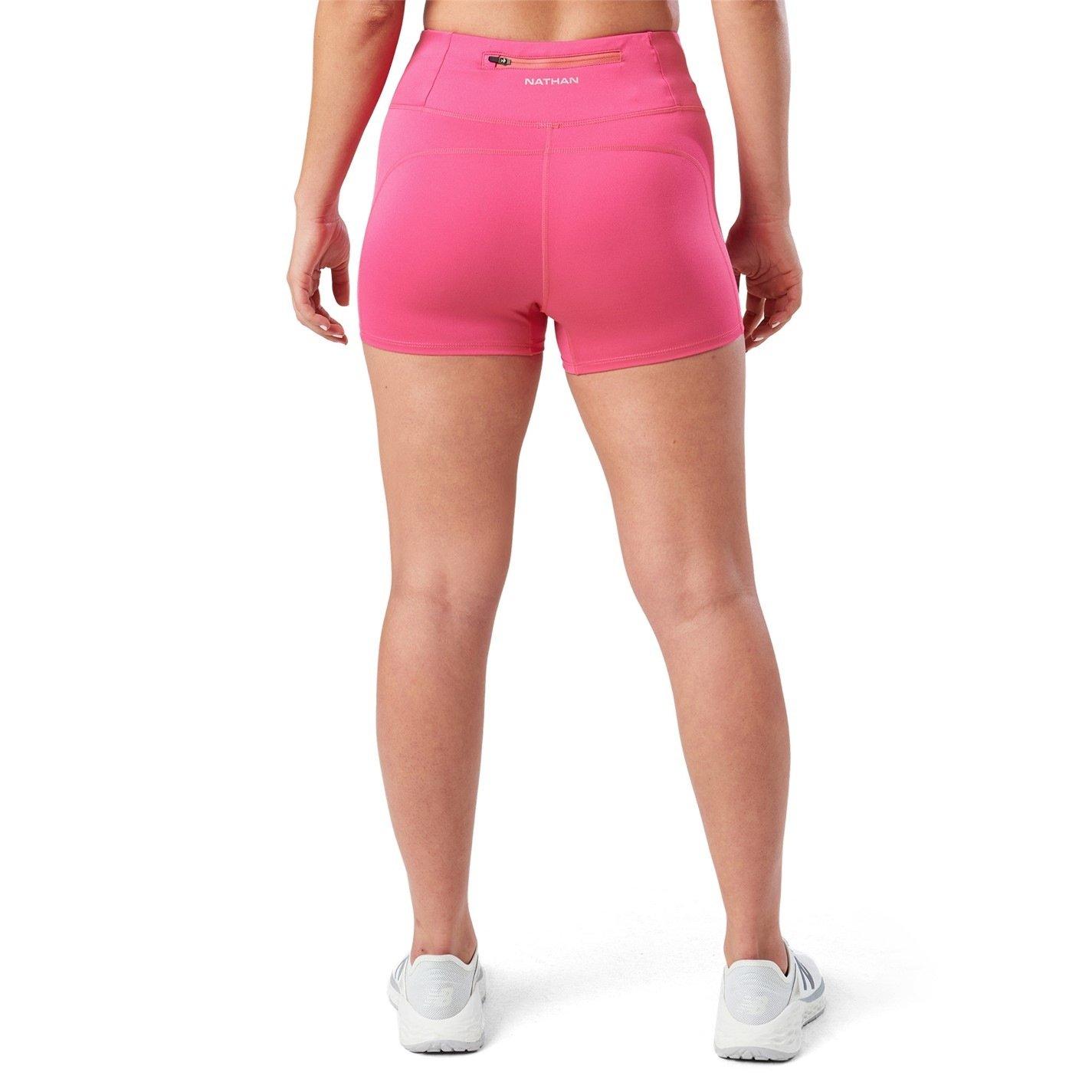 Hot Pink - Nathan - Women's Performance Running Shorts - 2