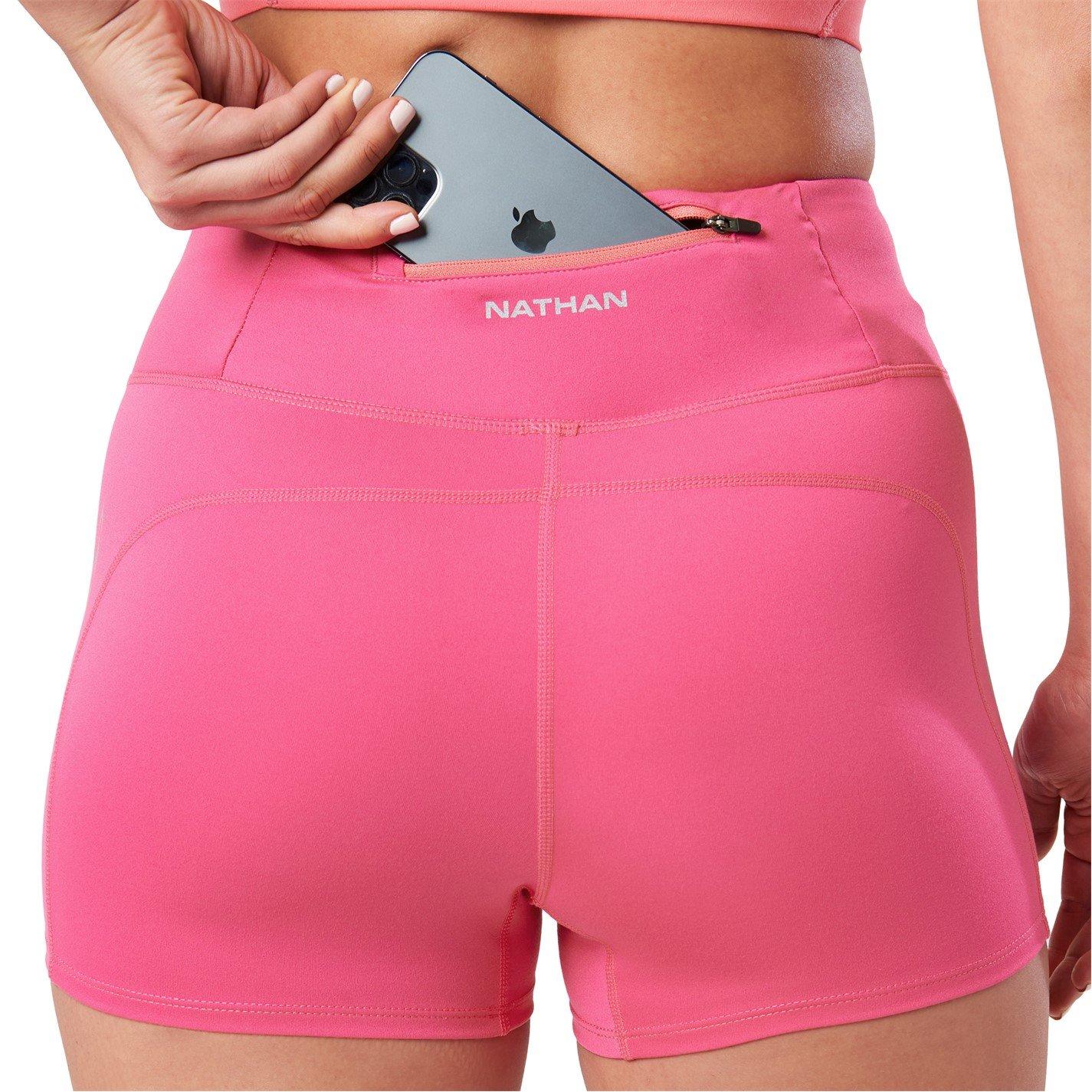 Hot Pink - Nathan - Women's Performance Running Shorts - 4