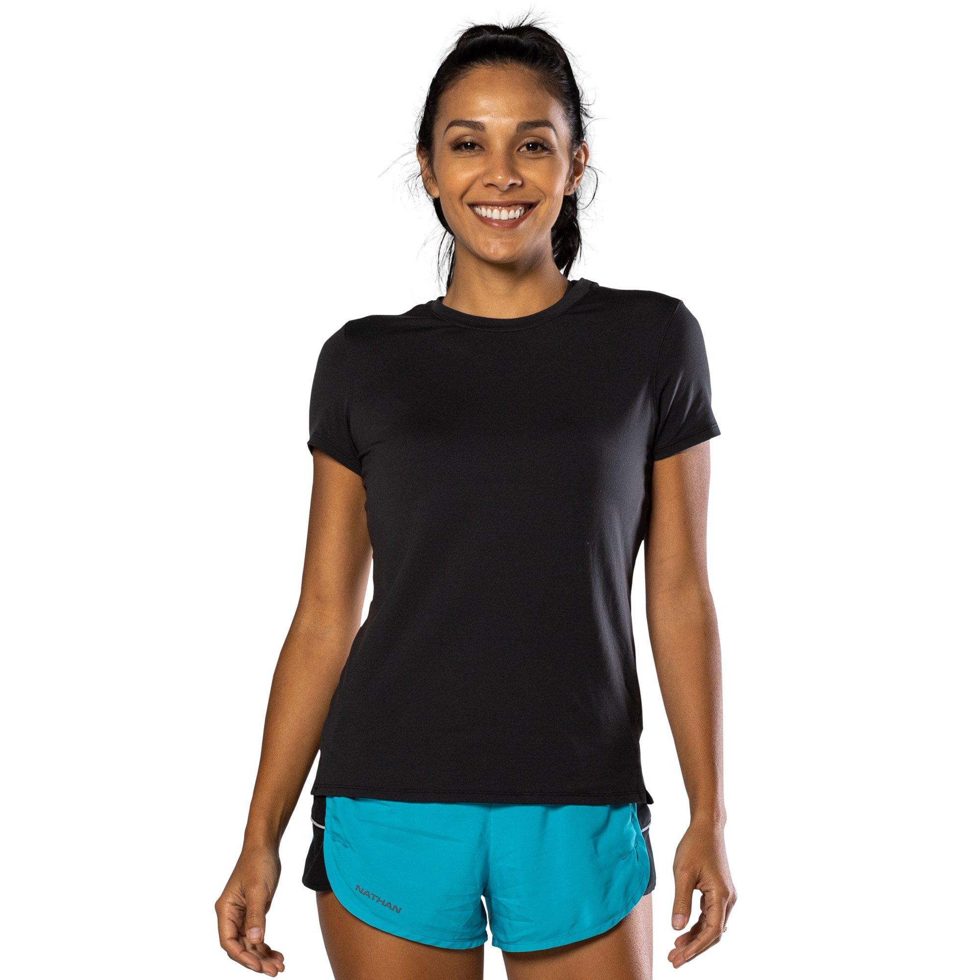 Black - Nathan - Women's Dash Short-Sleeve Performance Top - 1