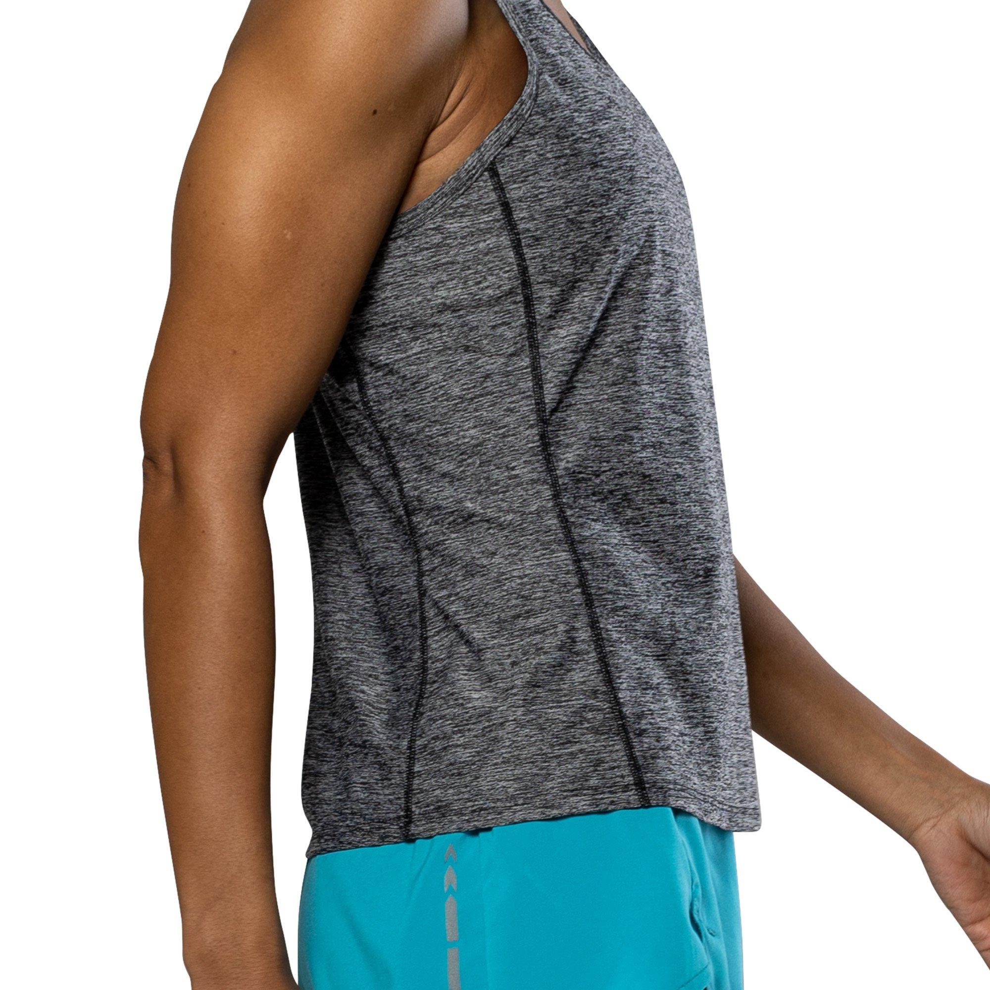Black Heather - Nathan - Qualifier Performance Running Vest - 4