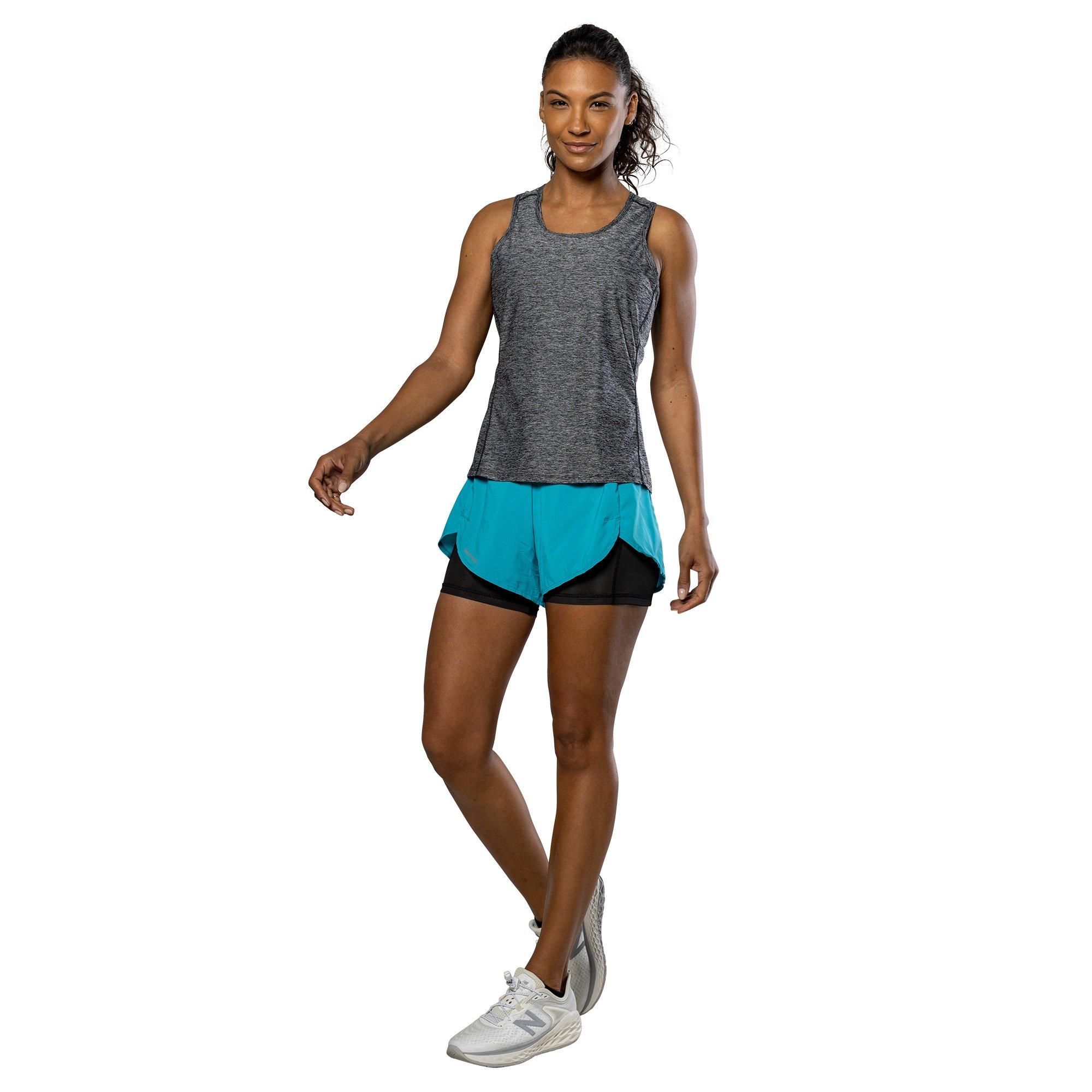 Black Heather - Nathan - Qualifier Performance Running Vest - 7