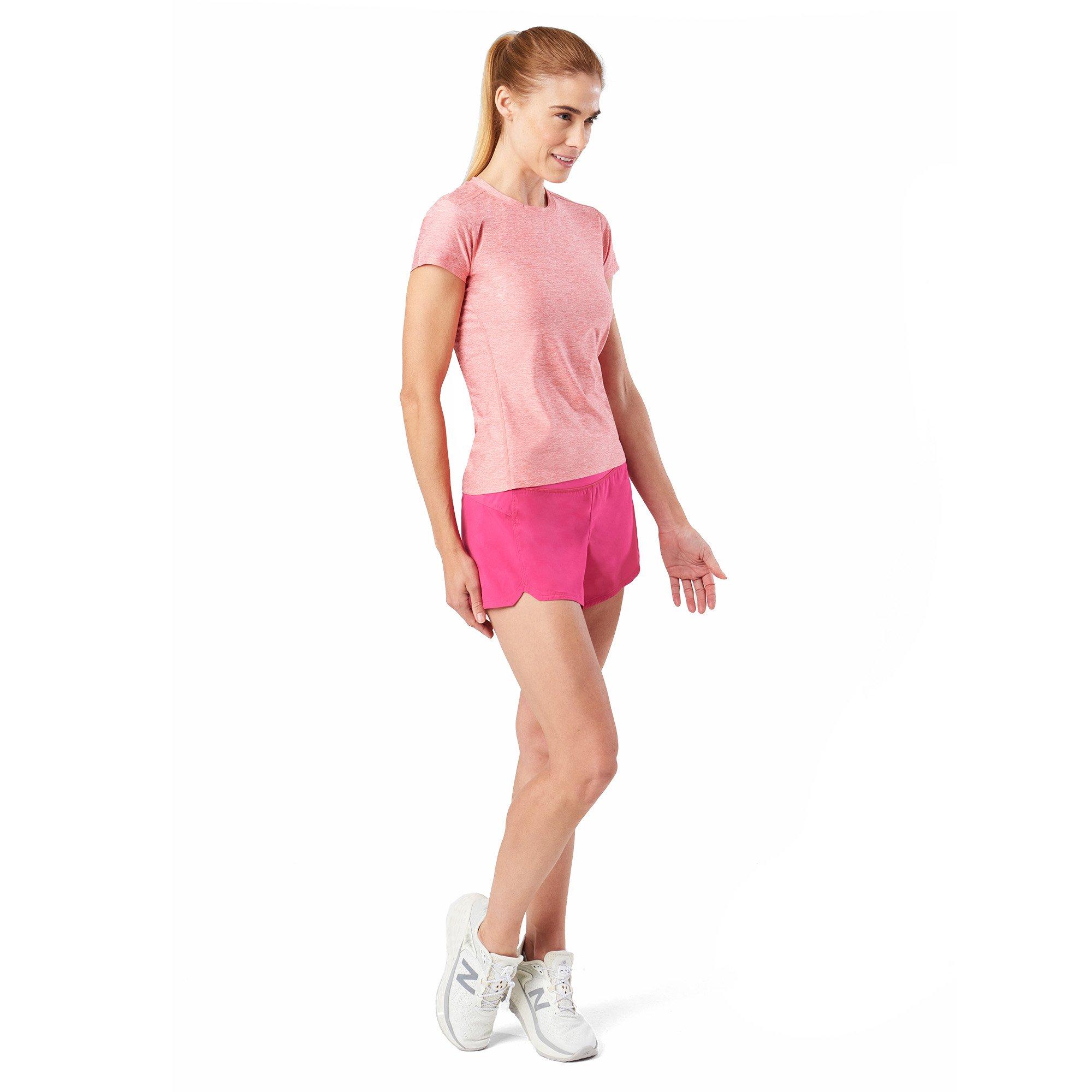 Coral Heather - Nathan - Women's Qualifier Short-Sleeve Performance Running Top - 6