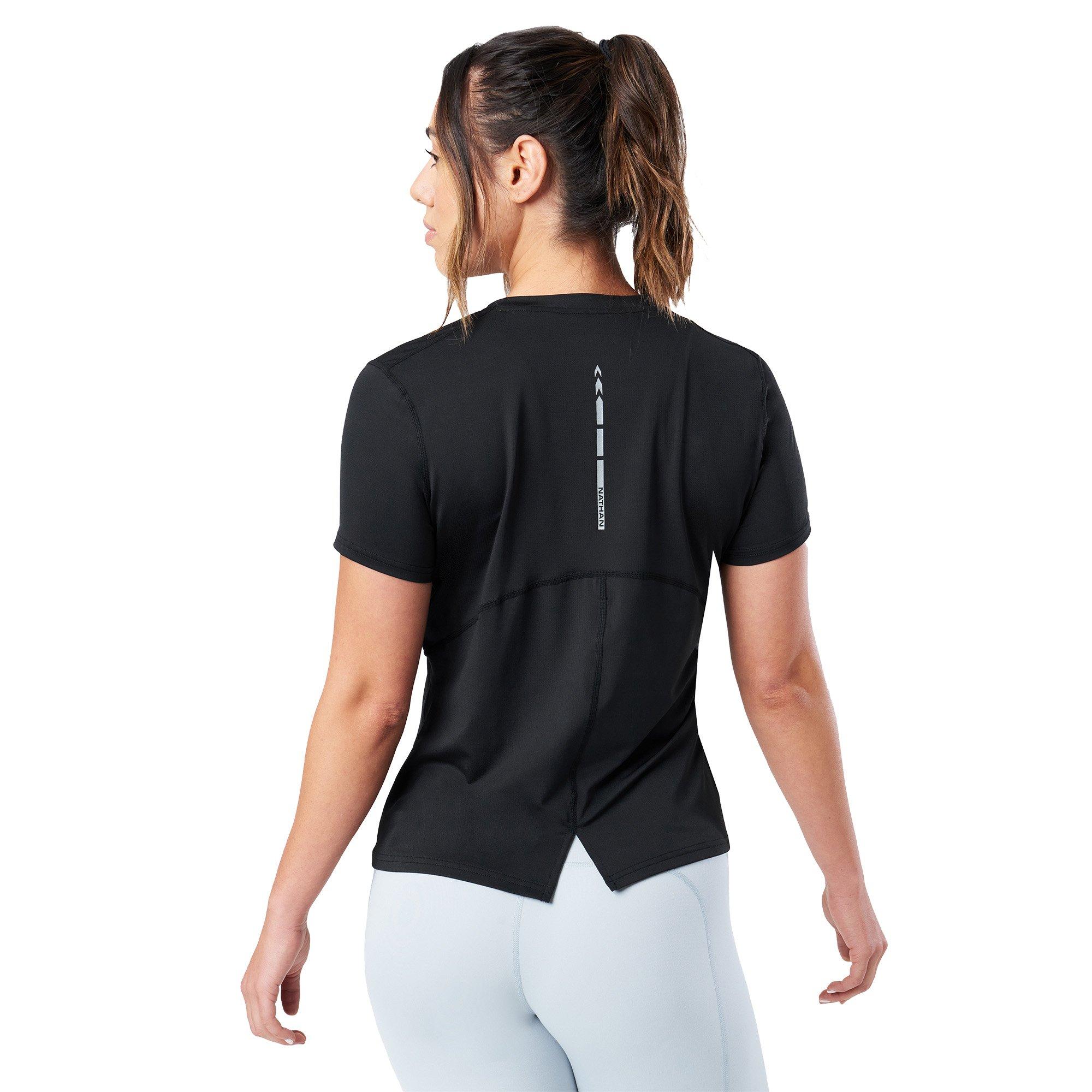 Black - Nathan - Short-Sleeve Performance Running Top - 2
