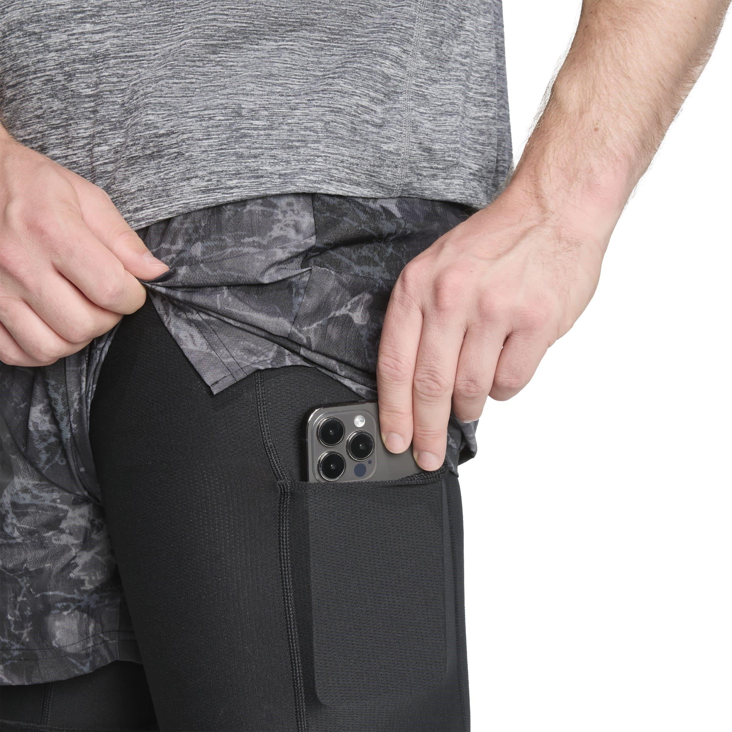 Grey Four/Black - adidas - Performance Running Shorts - 6